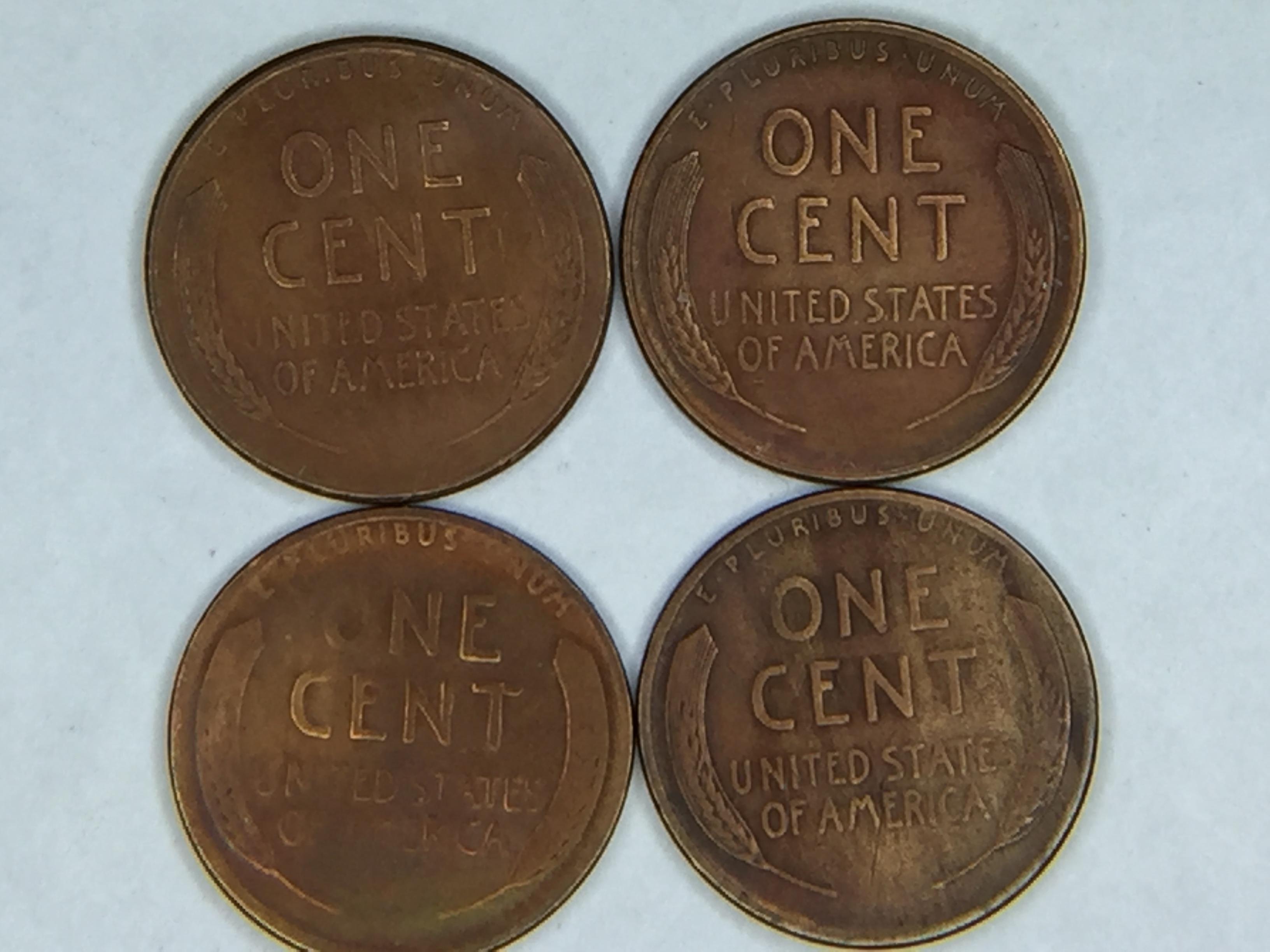 (4) Wheat Cent