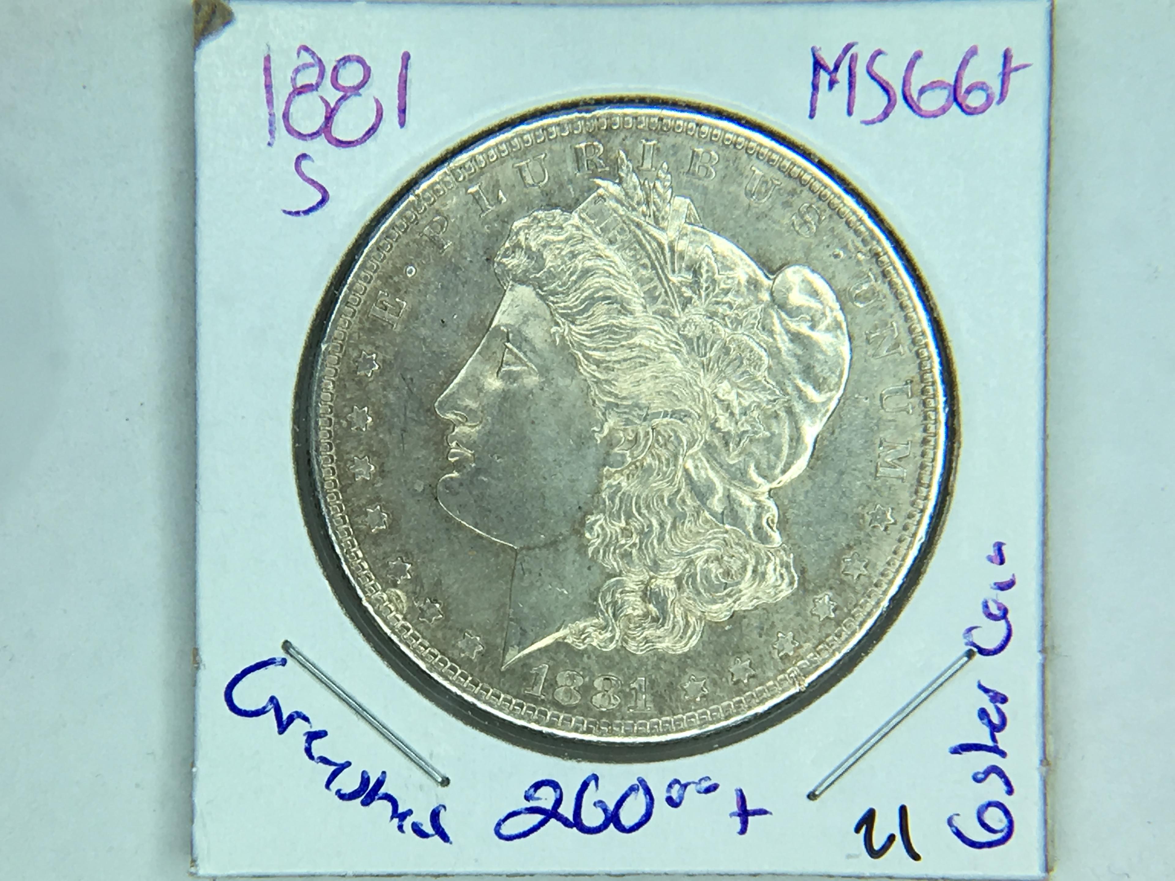 1881 S Morgan Dollar