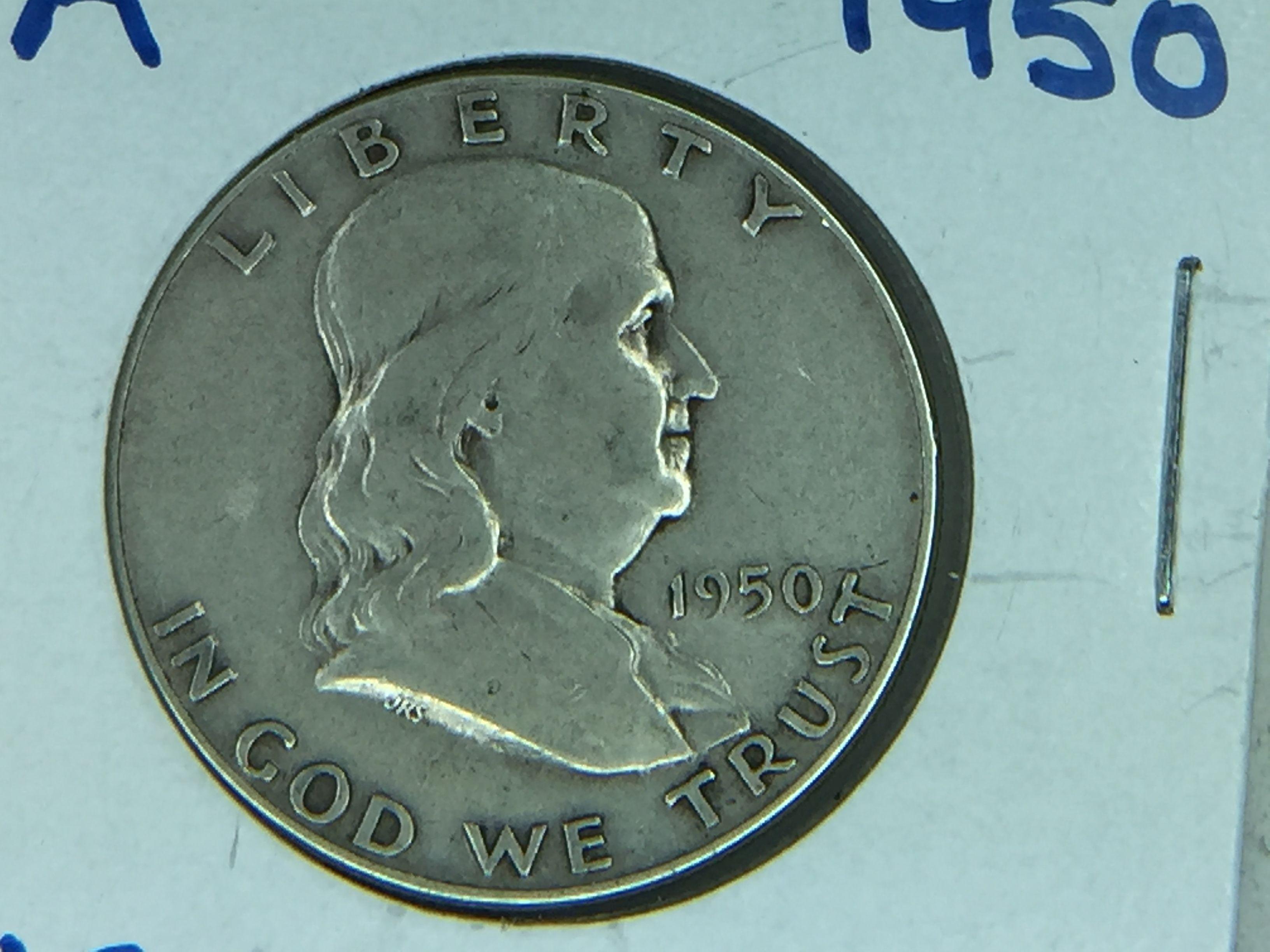 1950 Franklin Half Dollar