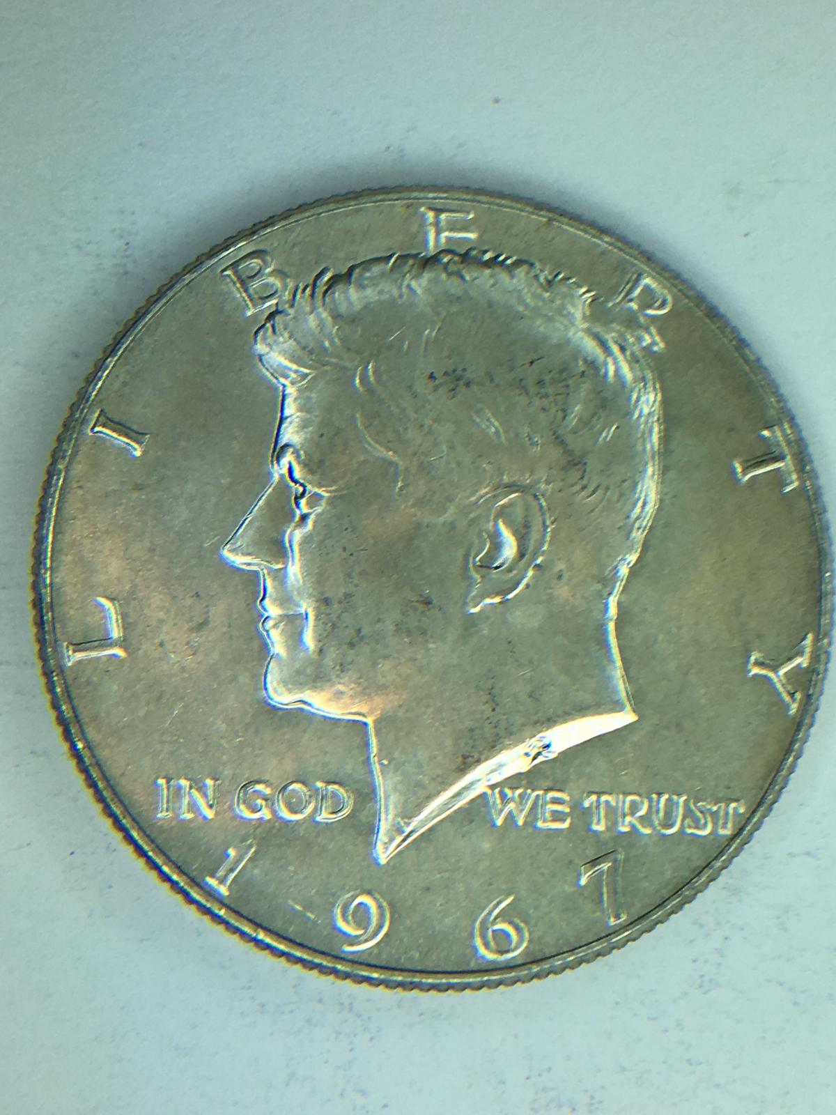 1967 Kennedy Half Dollar