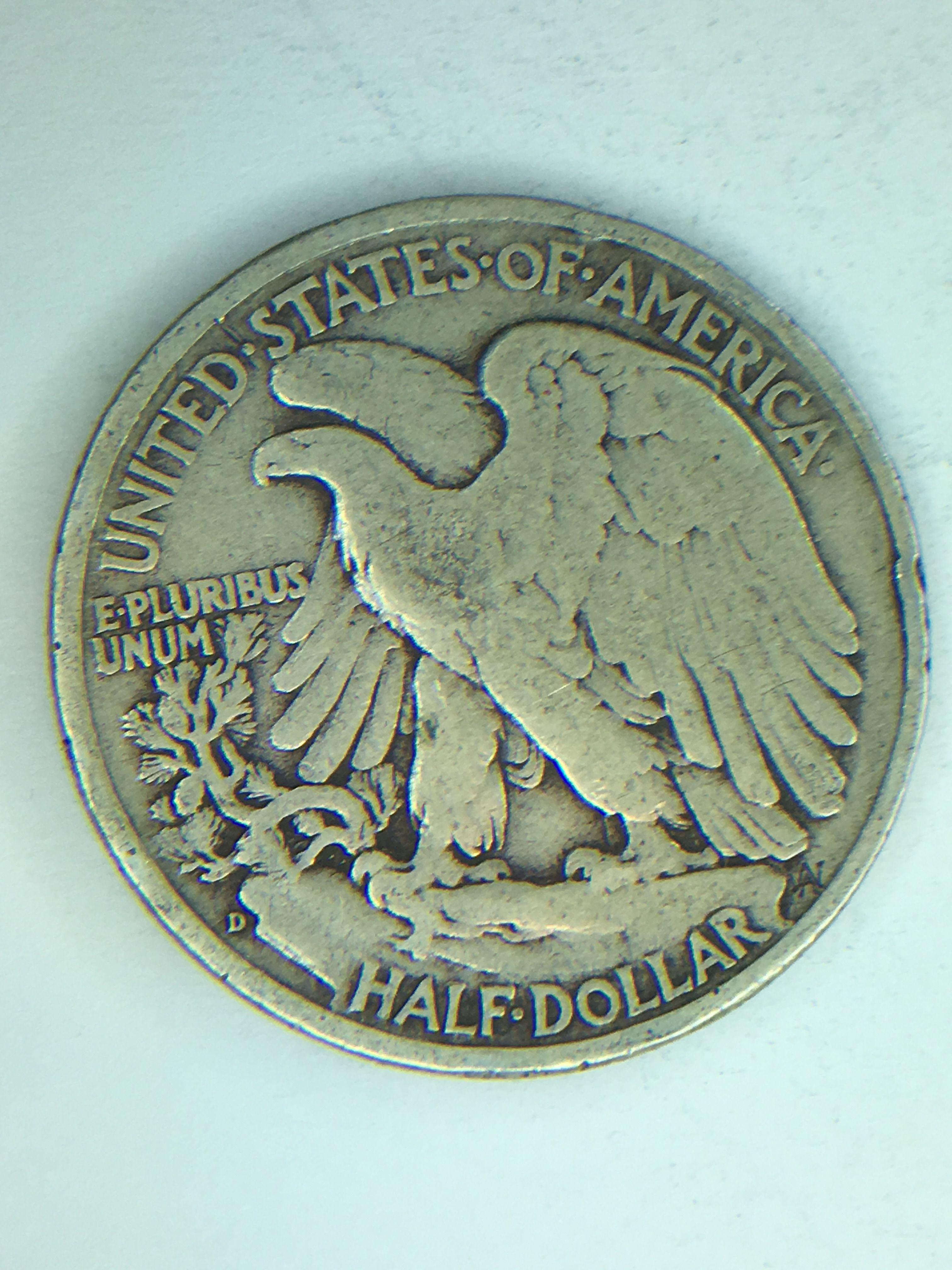 1945 D Walking Liberty Half Dollar