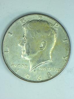 1968 D Kennedy Half Dollar