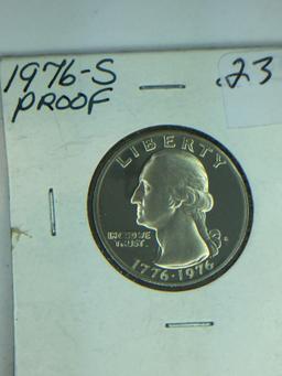 1776 – 1976 – S Washington Quarter