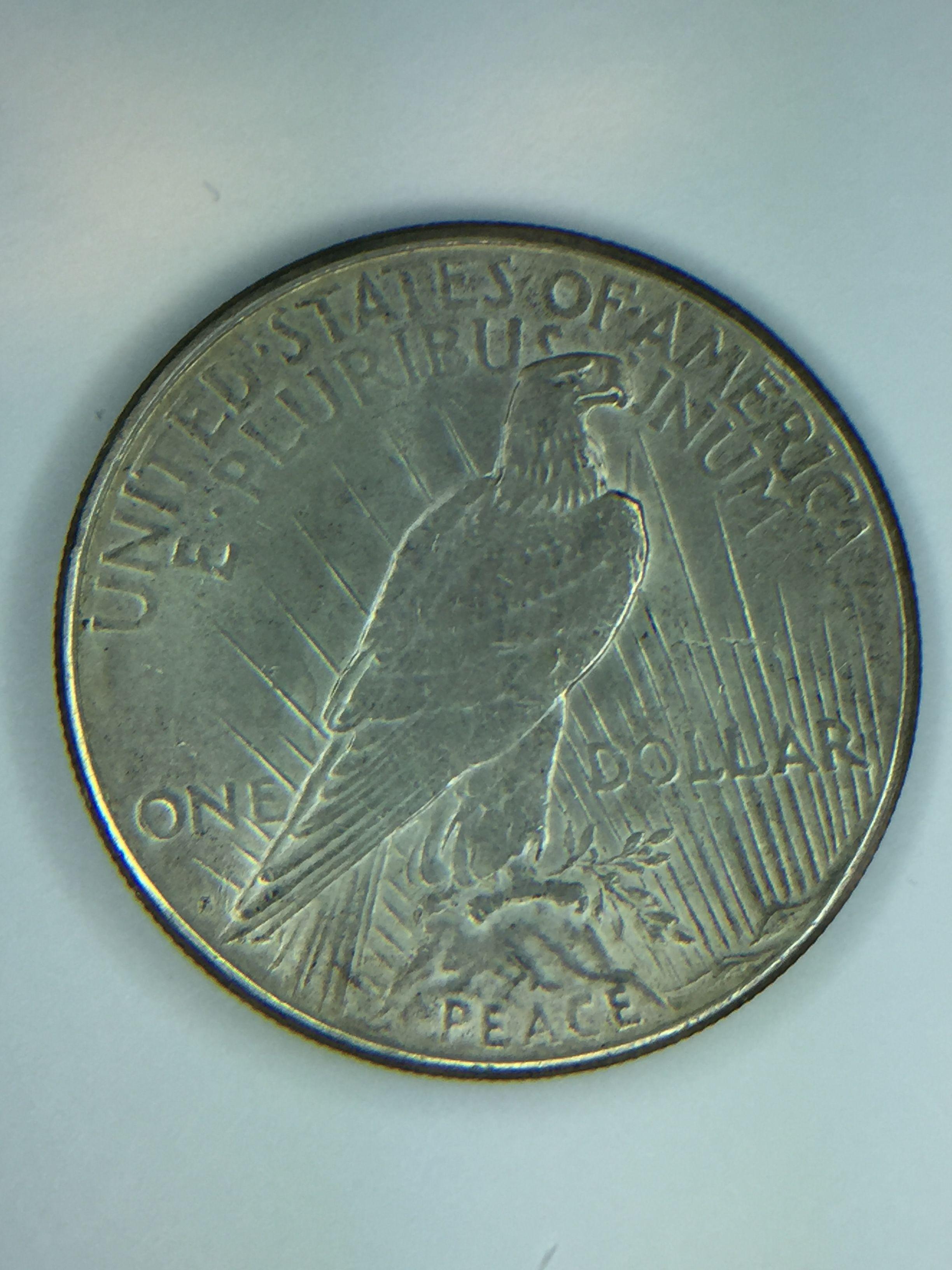 1922 – S Peace Silver Dollar