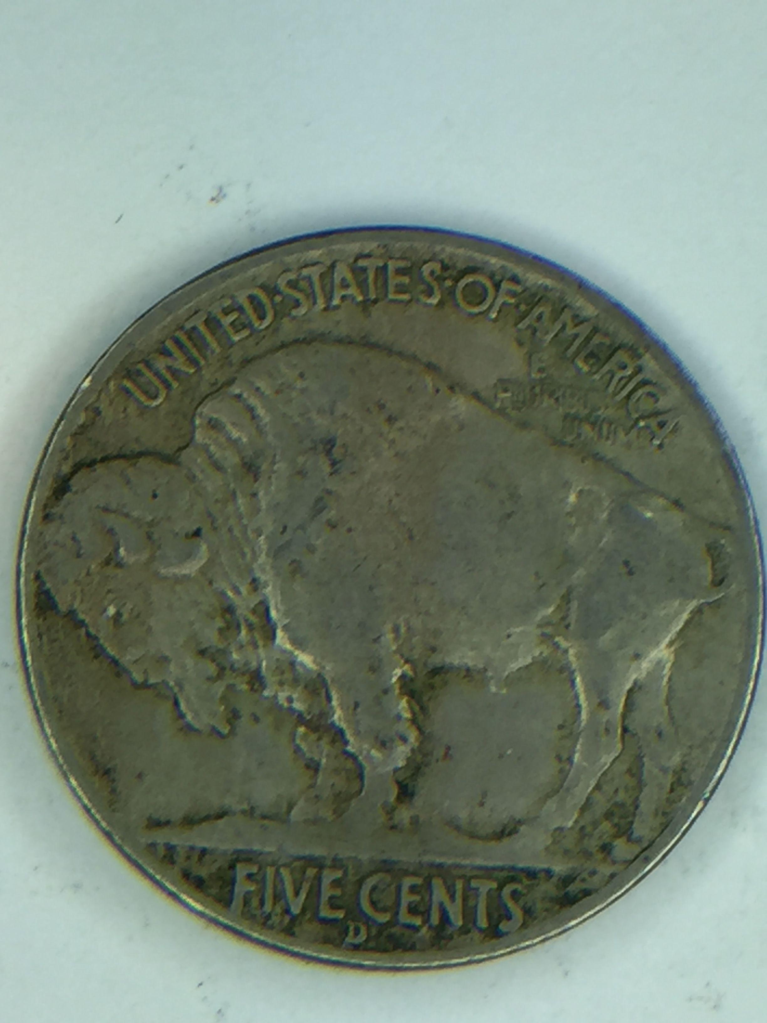 1938 – D Buffalo Nickel