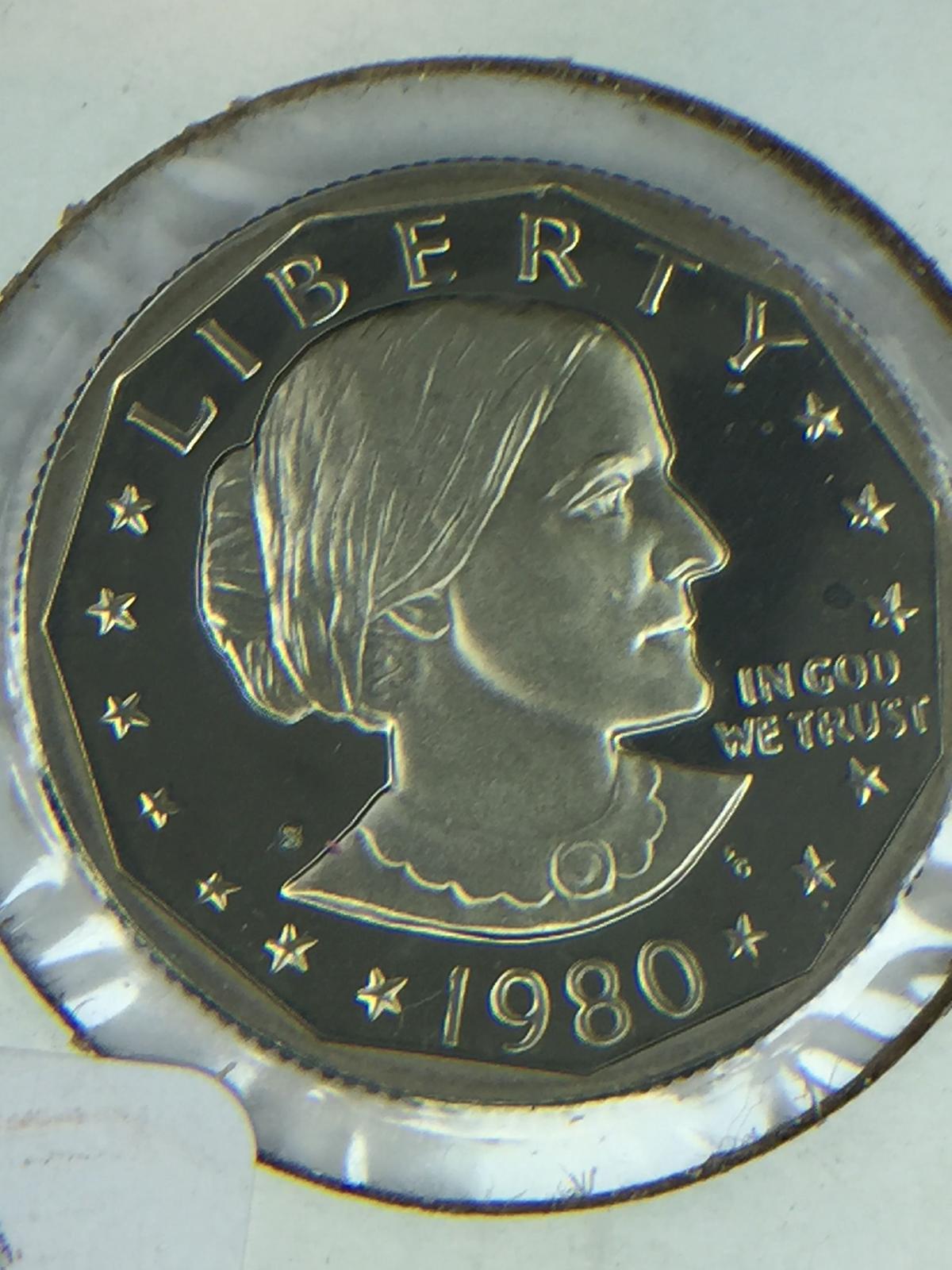 1980 – S Susan B Anthony Dollar