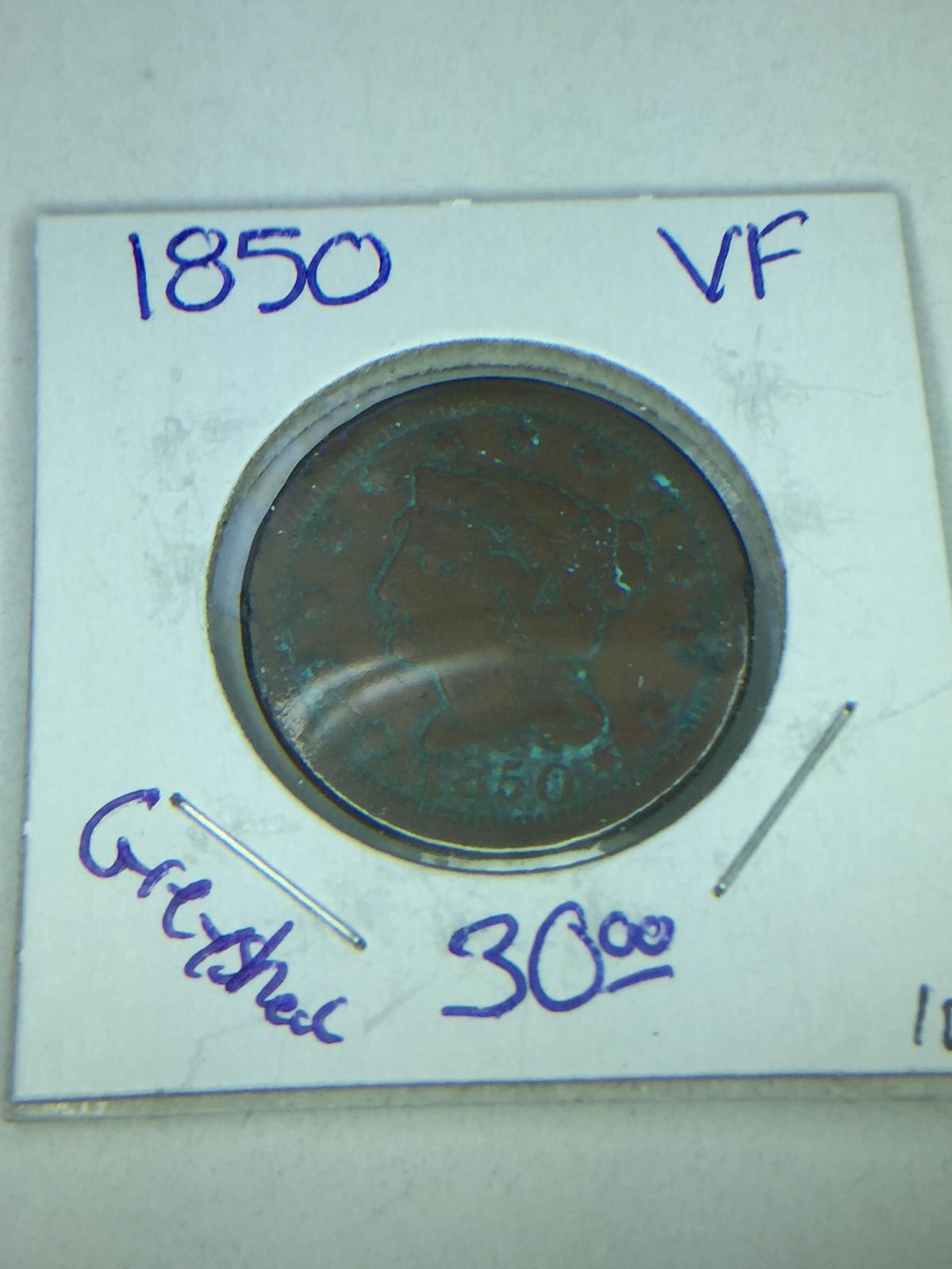 1850 Large Cent