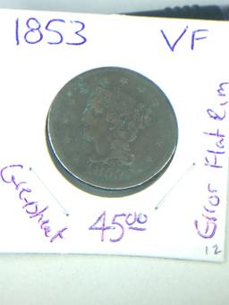 1853 Large Cent