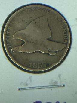 1857 Flying Eagle Cent