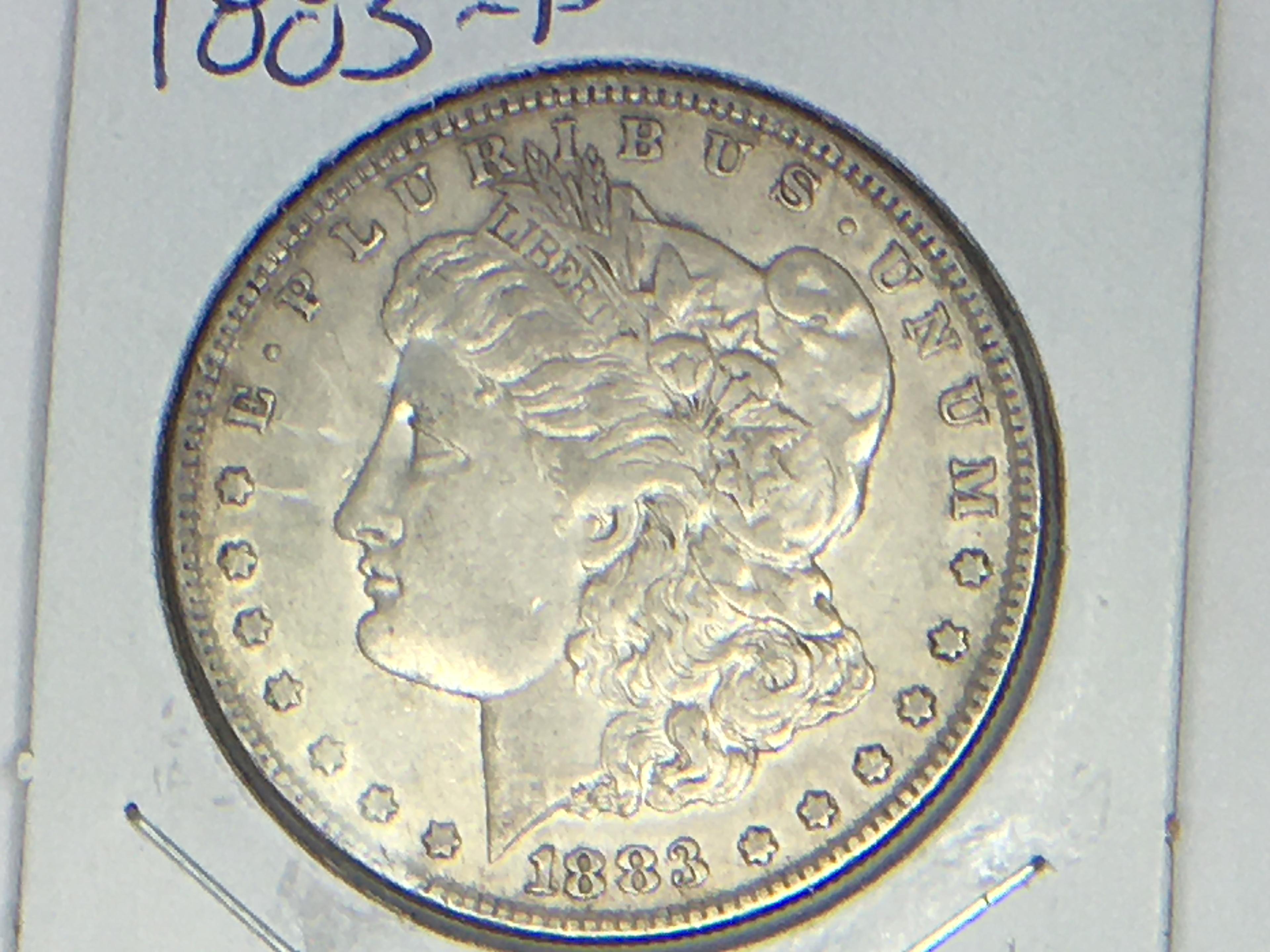 1883 P MORGAN DOLLAR