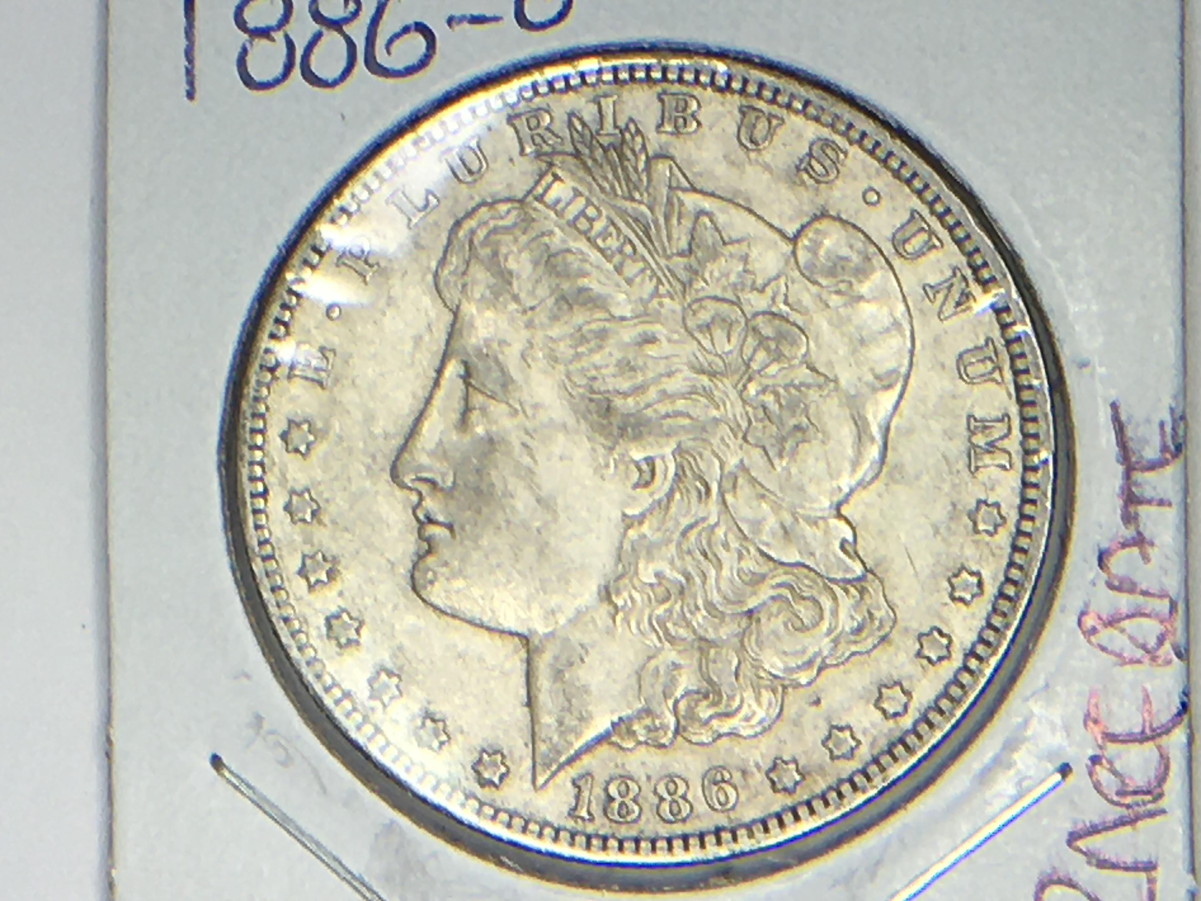 1886 O MORGAN DOLLAR