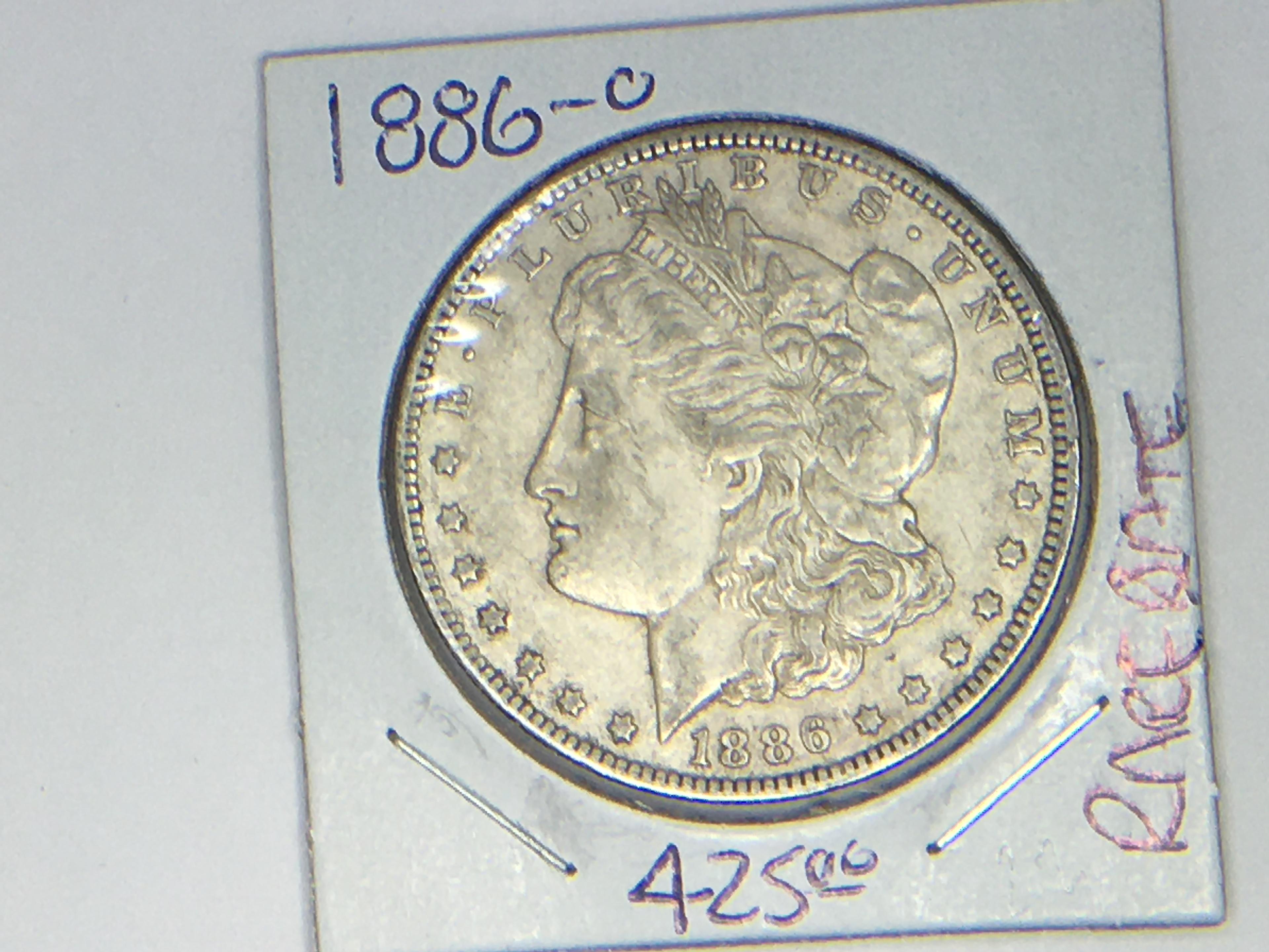 1886 O MORGAN DOLLAR