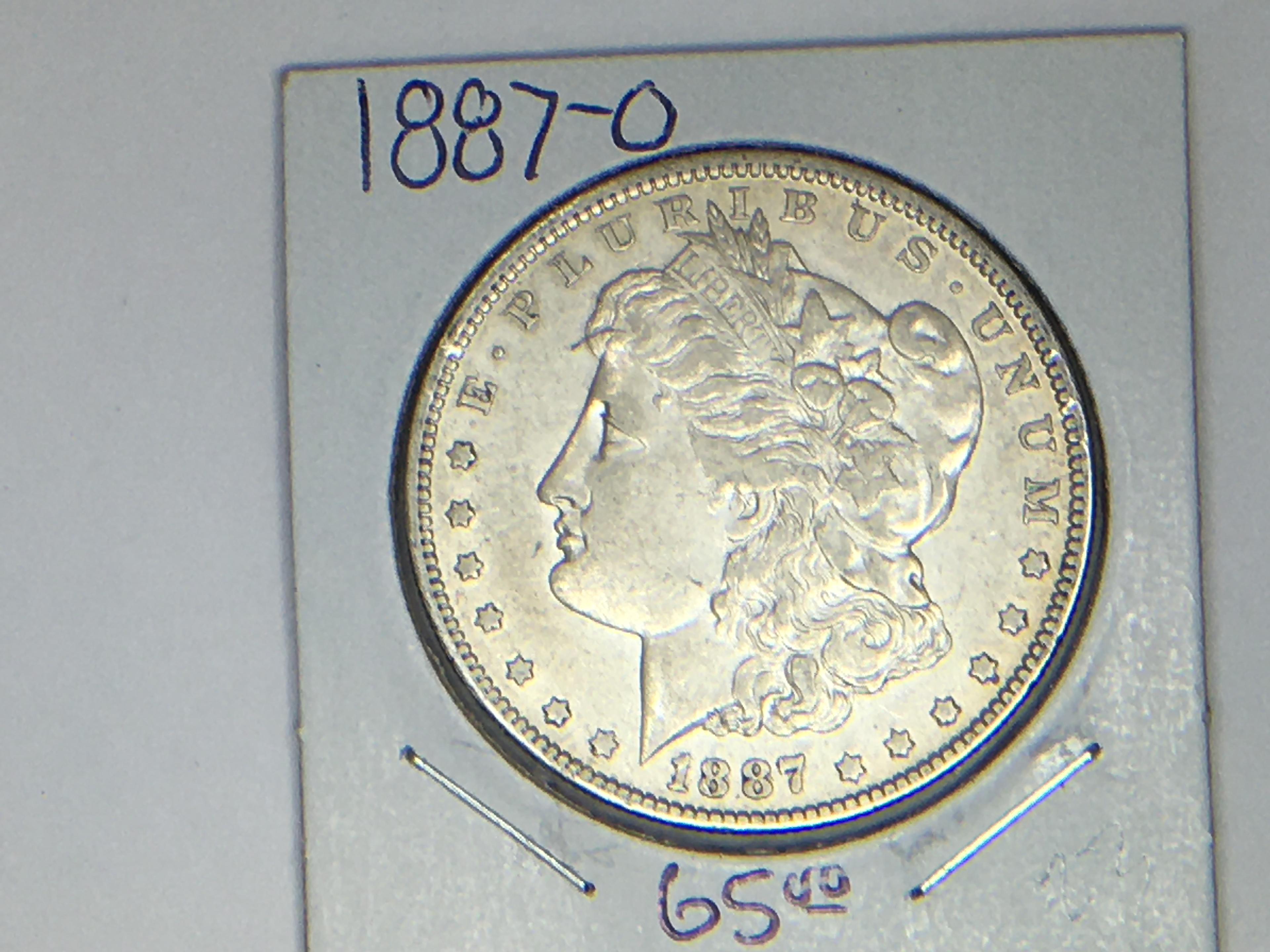 1887 O MORGAN DOLLAR