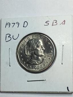 1979 – D Susan B Anthony Dollar