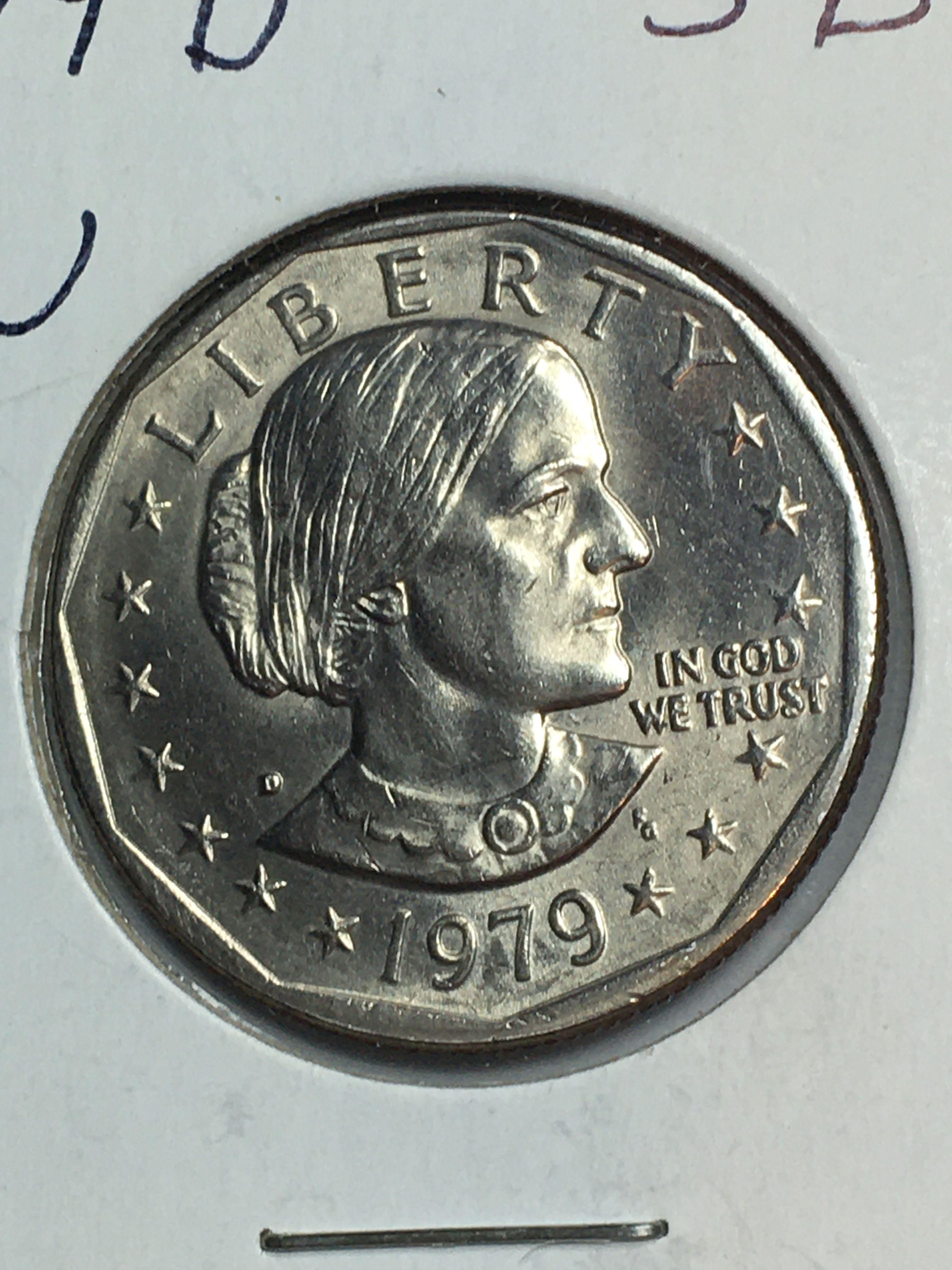 1979 – D Susan B Anthony Dollar