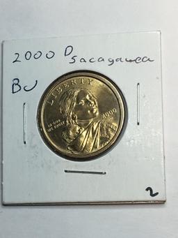 2000 – D Dollar Sacajawea Dollar