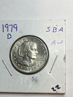 1979 – D Susan B Anthony Dollar