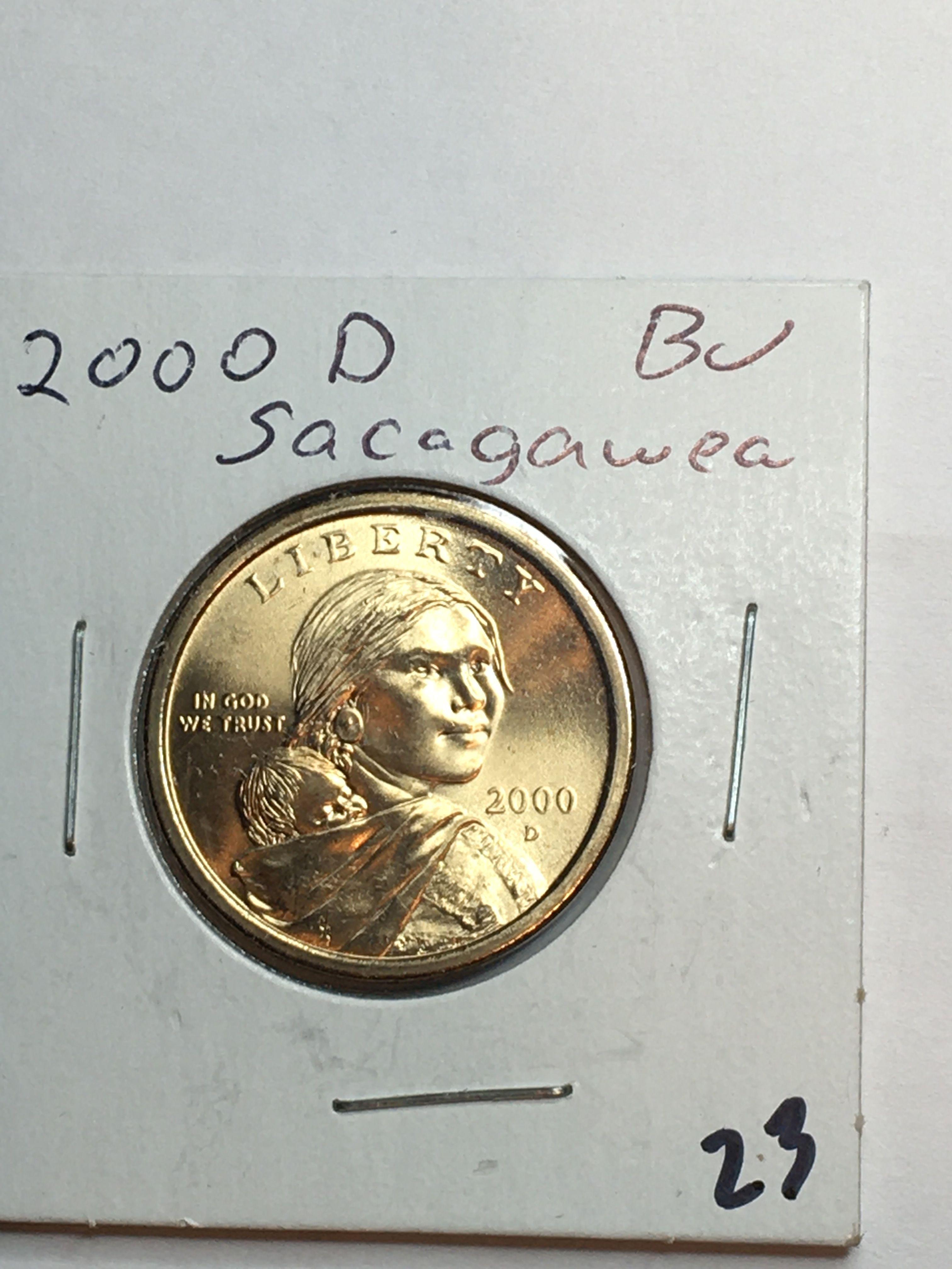 2000– D Sacajawea Dollar