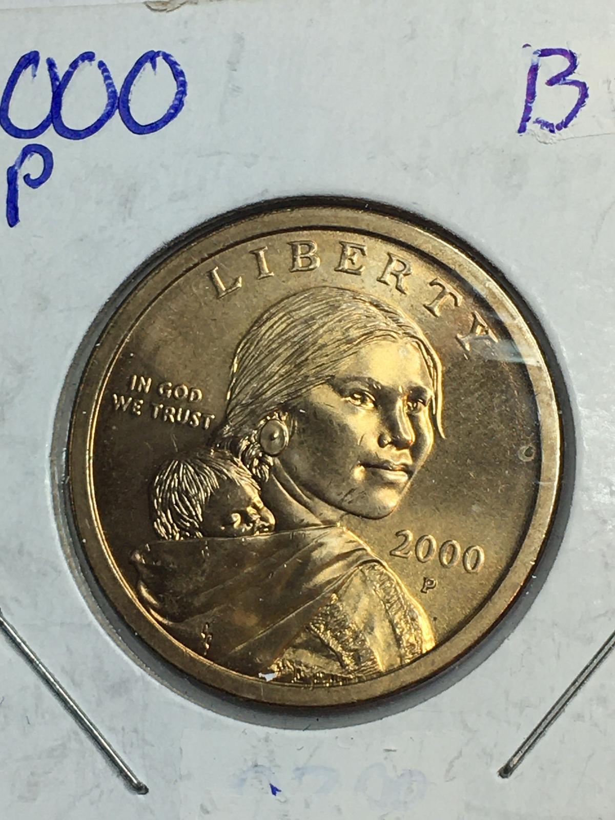 2000 – P Sacajawea Dollar