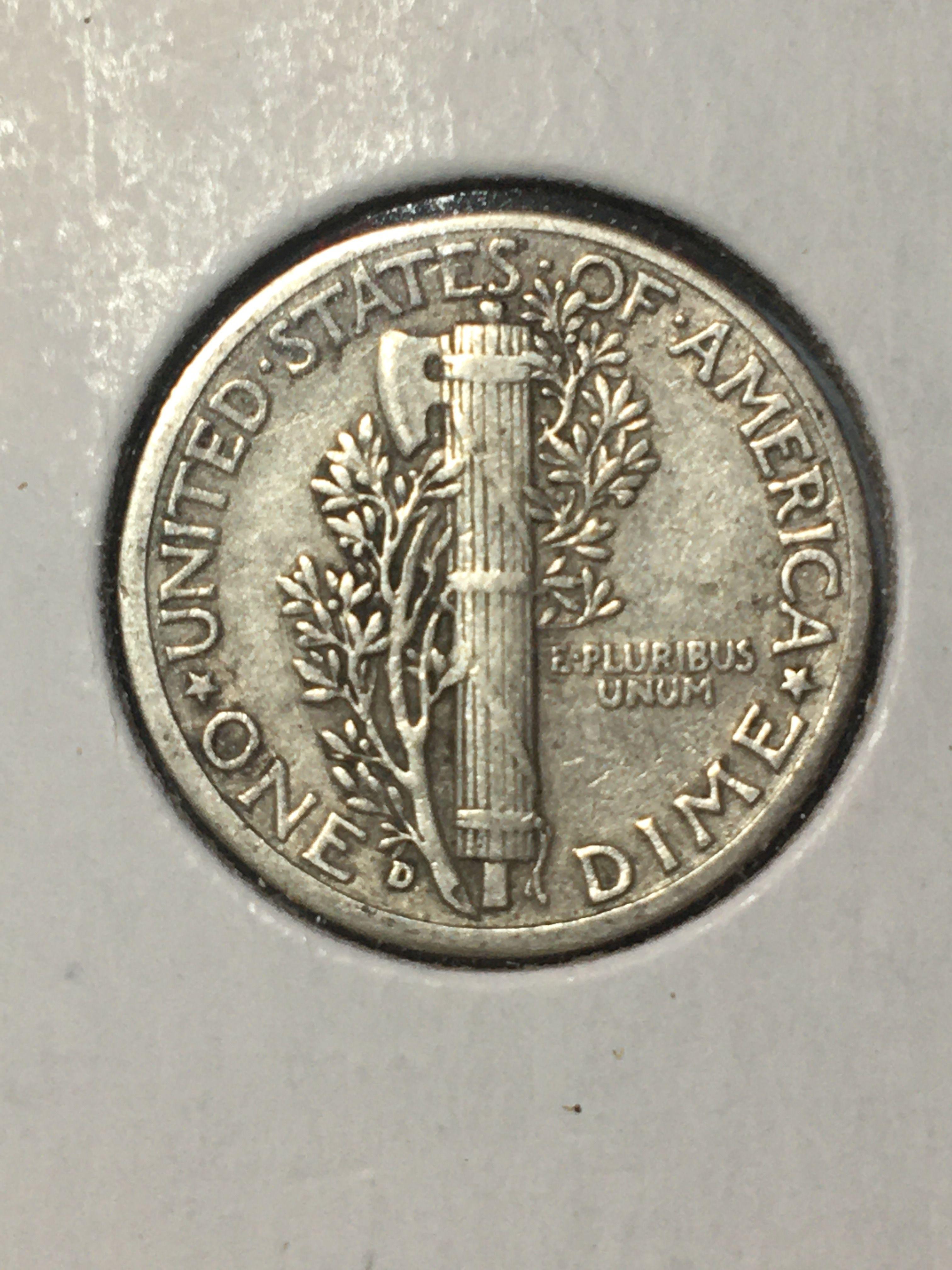 1942 D Mercury Dime