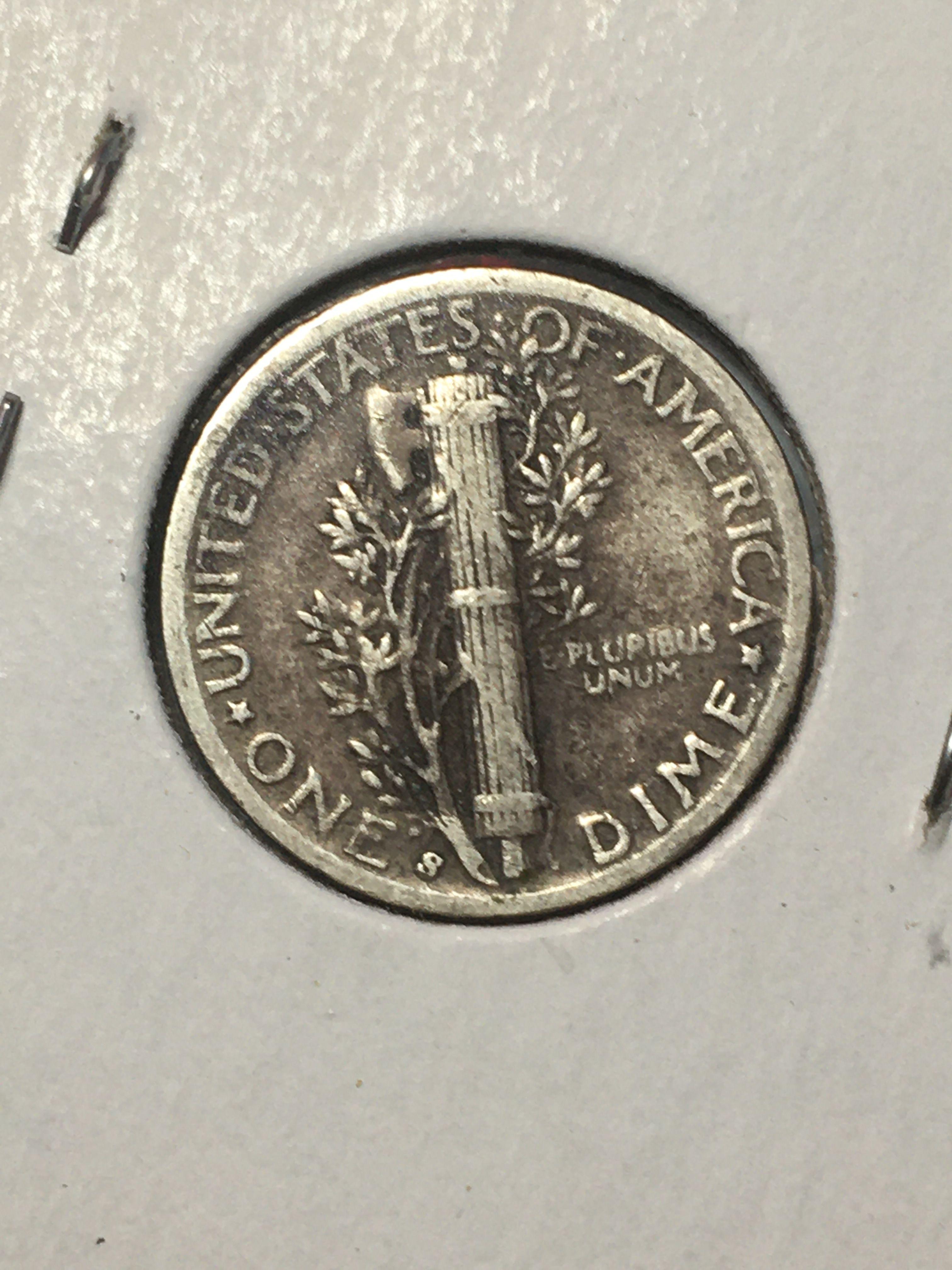 1943 S Mercury Dime