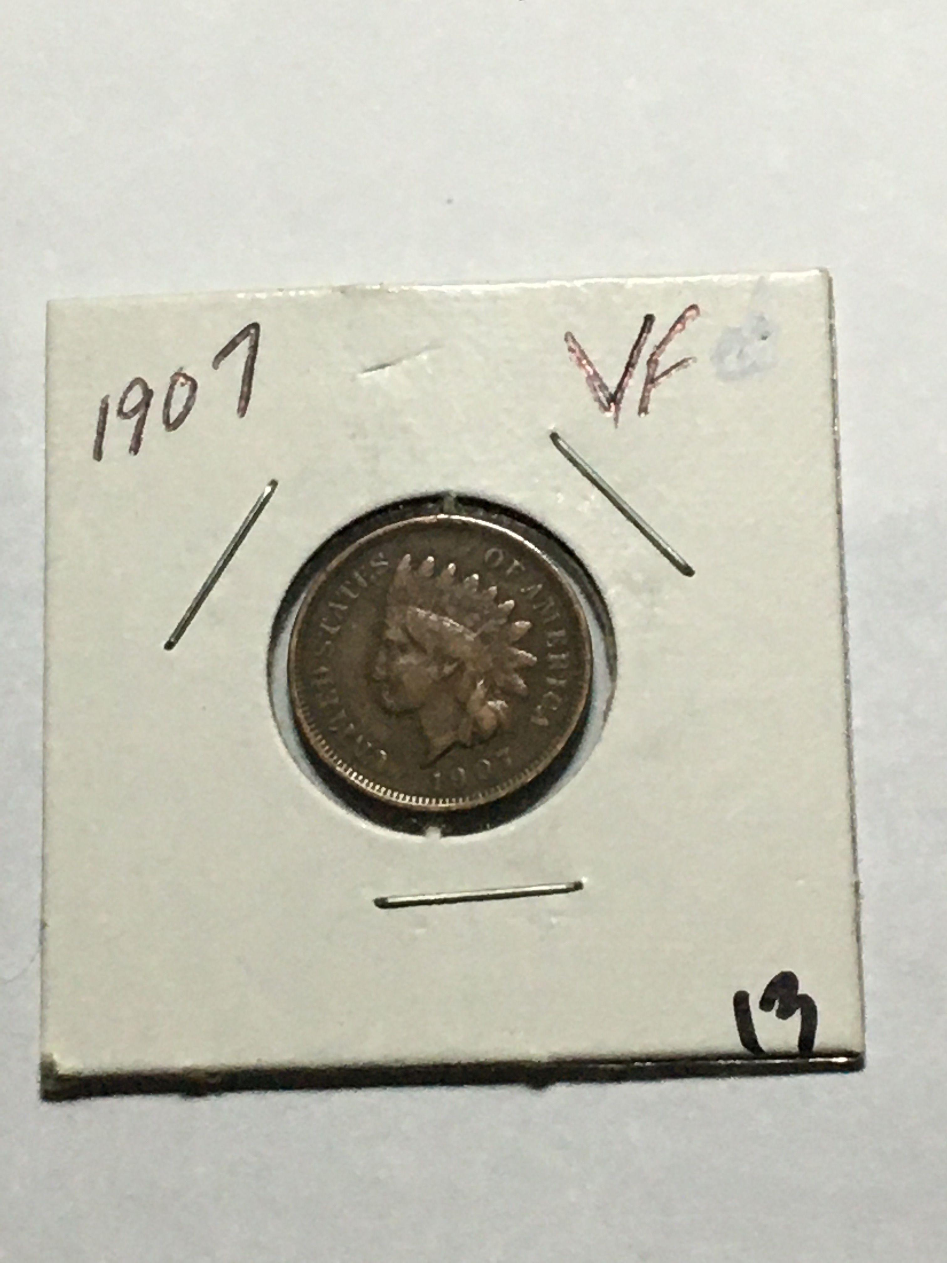 1907 Indian Head Cent