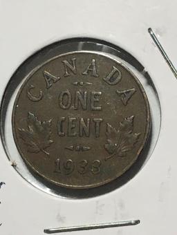 1933 Canadian Cent