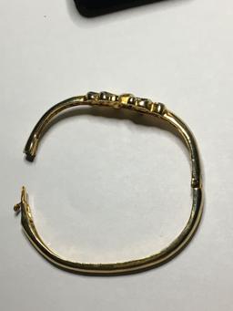 Vintage Gold Bangle Bracelet