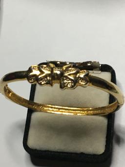 Vintage Gold Bangle Bracelet