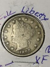 1908 Liberty V Nickel