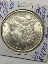 1890 O Morgan Dollar 