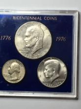 1776-1976 3 Coin Bicentennial Set
