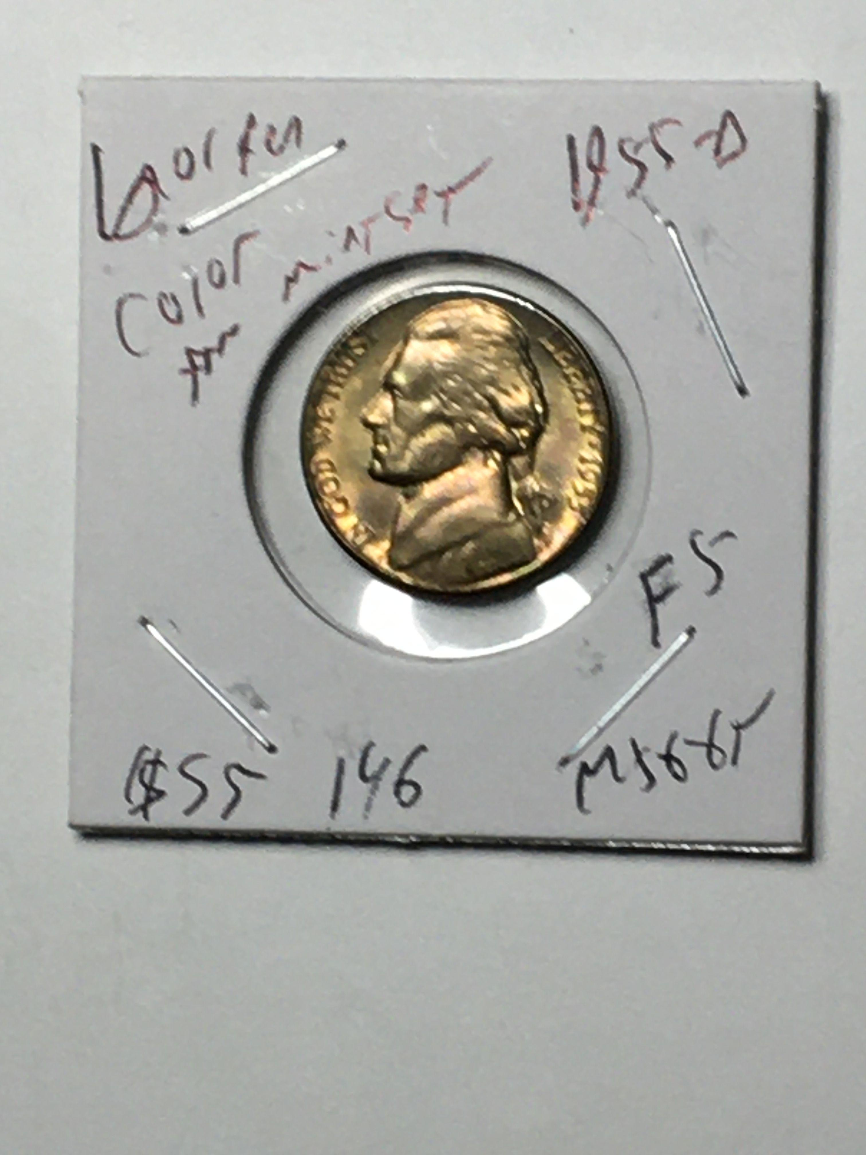 Jefferson Nickel 1955 D