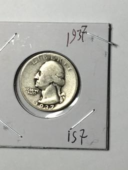 Washington Silver Quarter 1937 