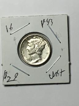 Mercury Silver Dime 1943