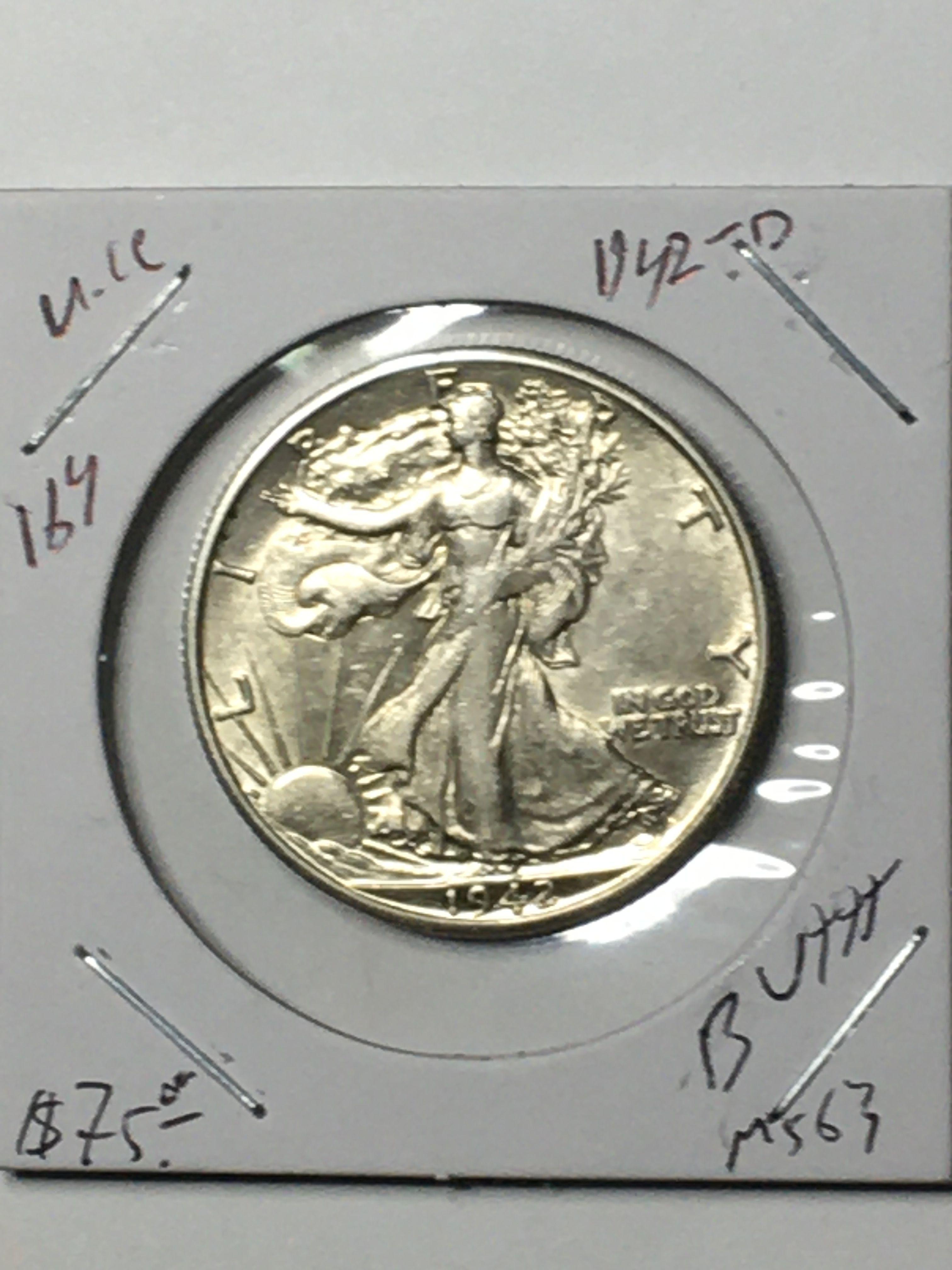 Walking Liberty Half 1942 D