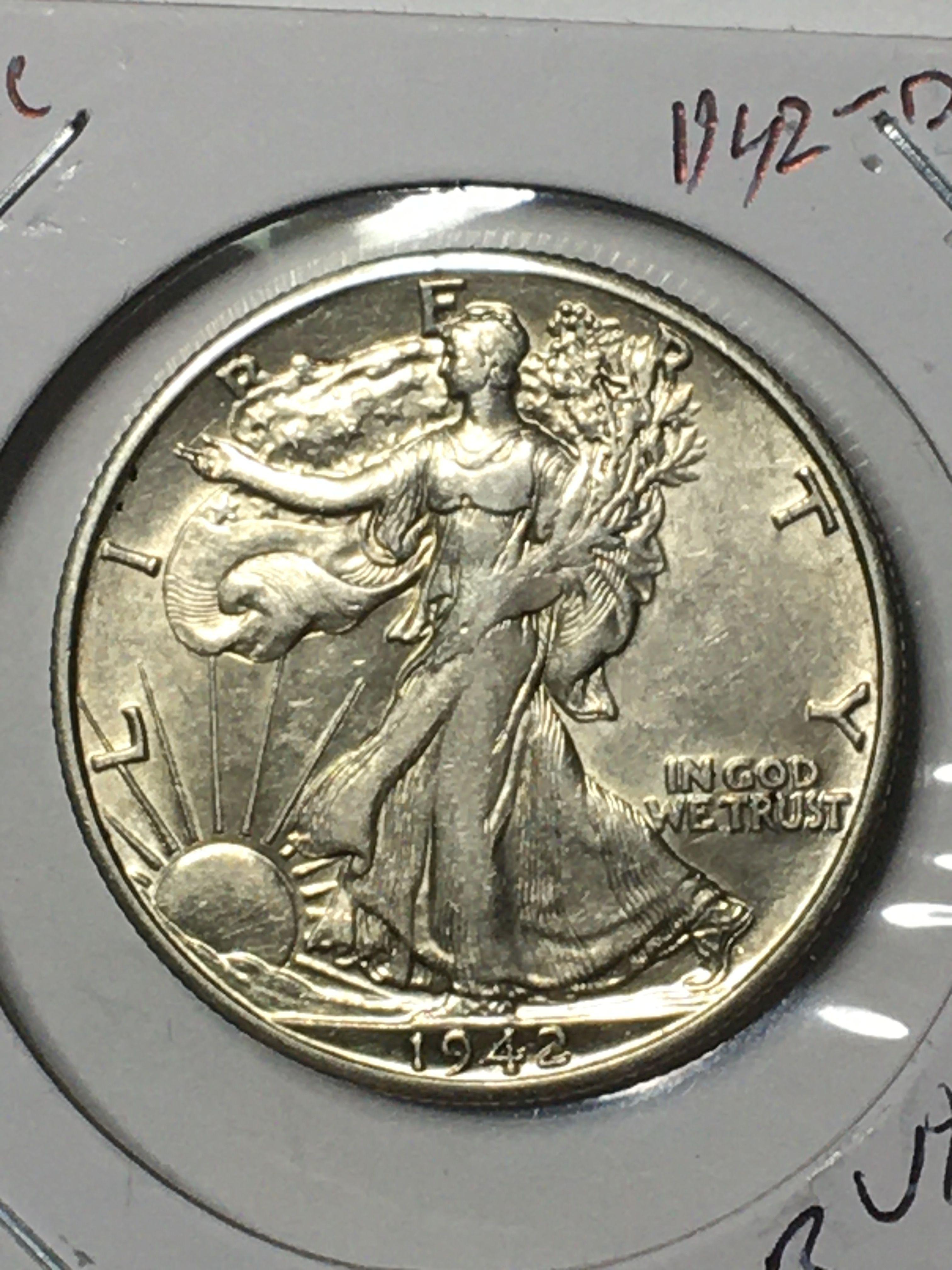 Walking Liberty Half 1942 D