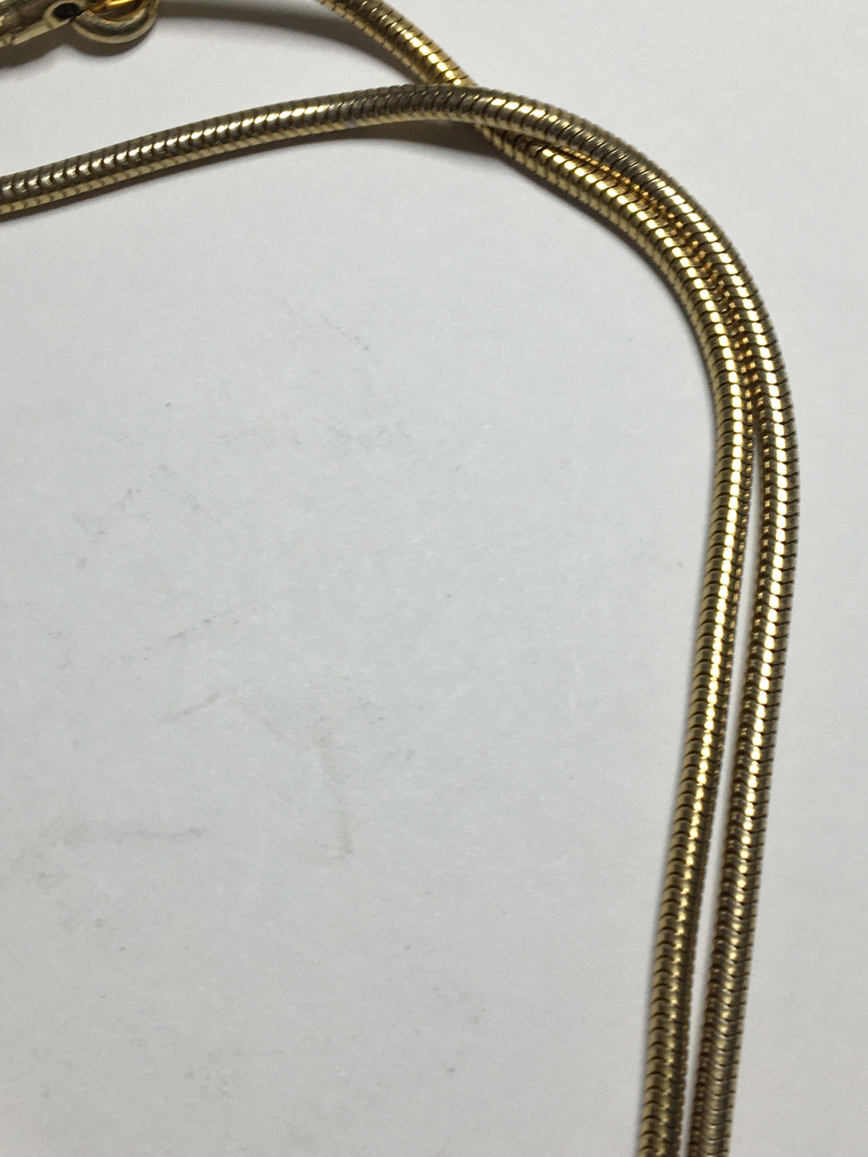 24kt Gold Layered Vintage Chain Huge 36+ Inches Thick Heavy Piece 24 Grams