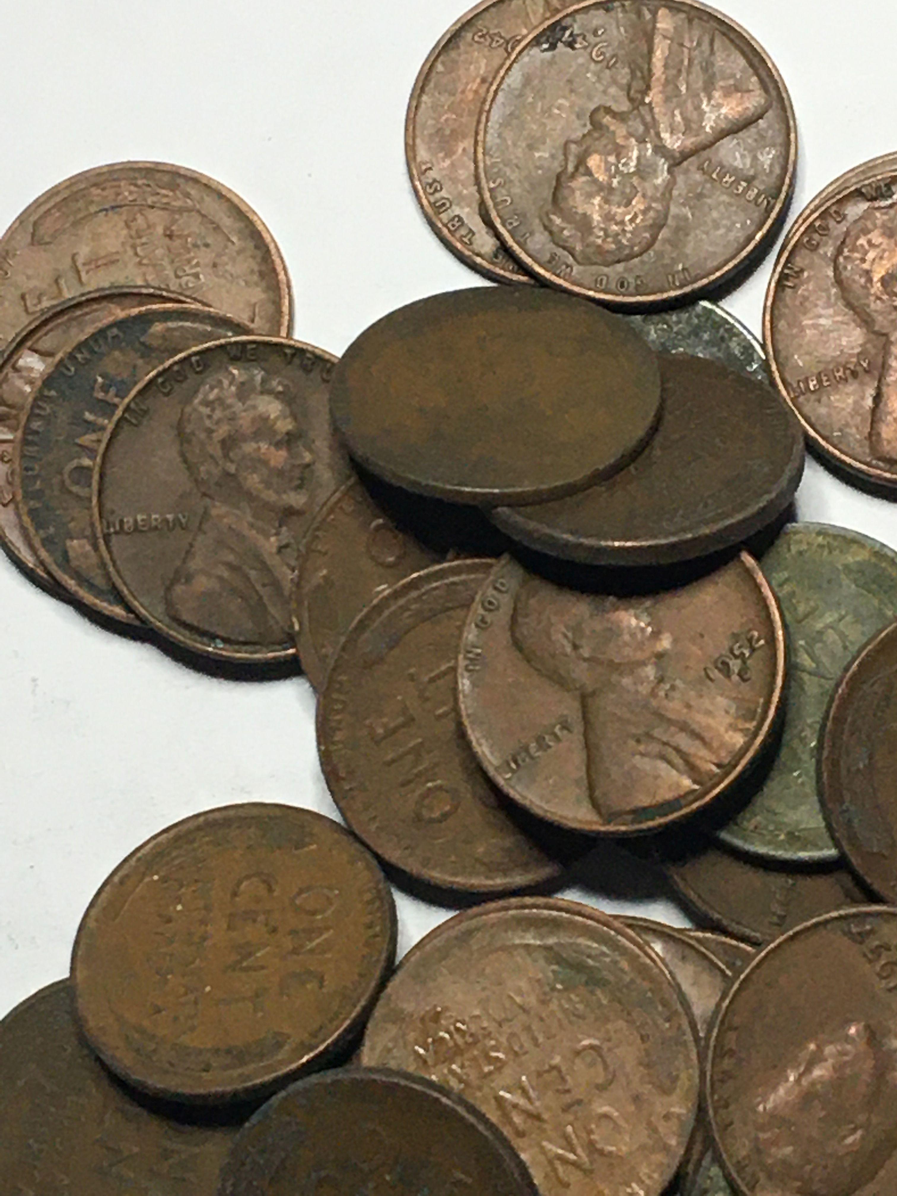 Lincoln Wheat Cent Roll Of 50 