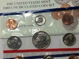 U S A Mint Set 1989 10 Coins P And D 