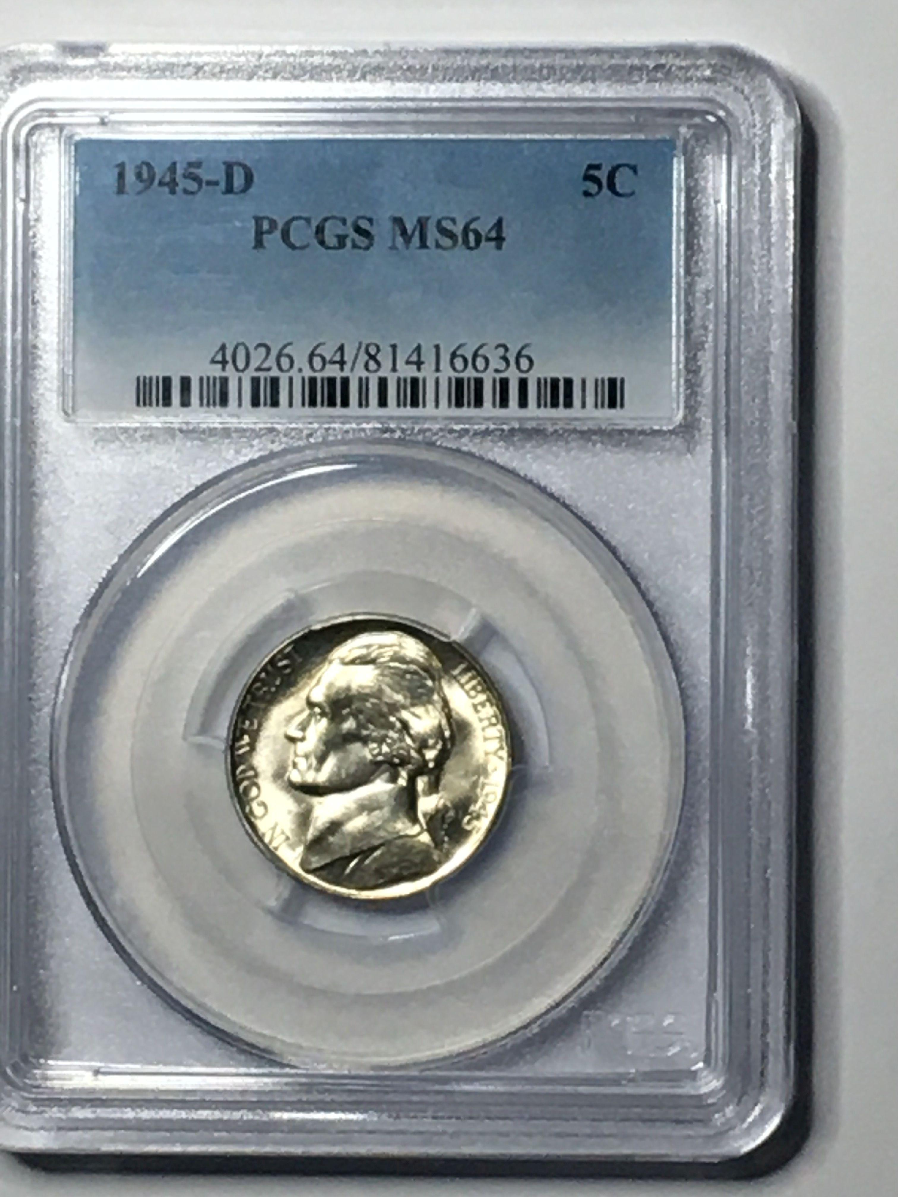 Jefferson Silver War Nickel Looks Better 1945 D