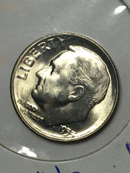 Roosevelt Silver Dime 1955 S