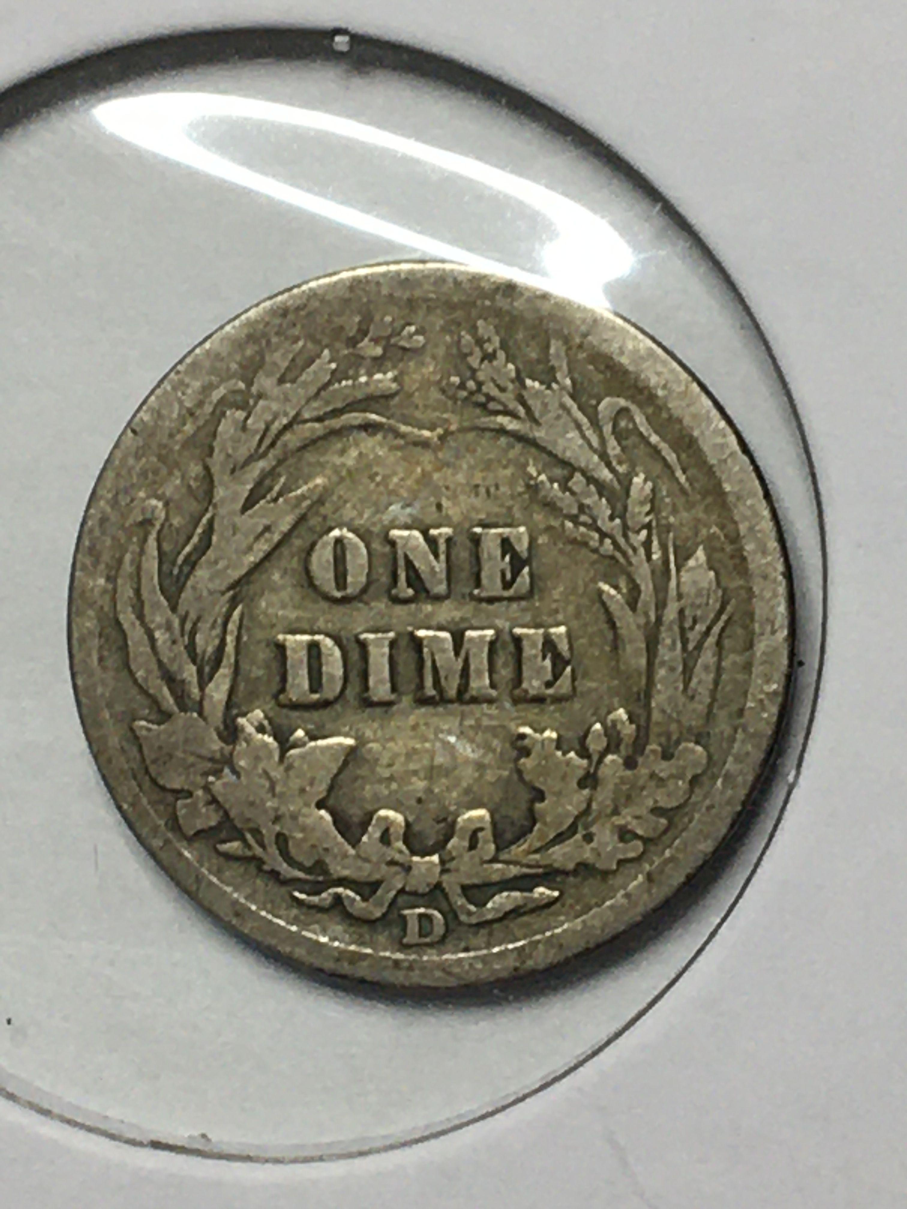 Barber Dime 1911 D