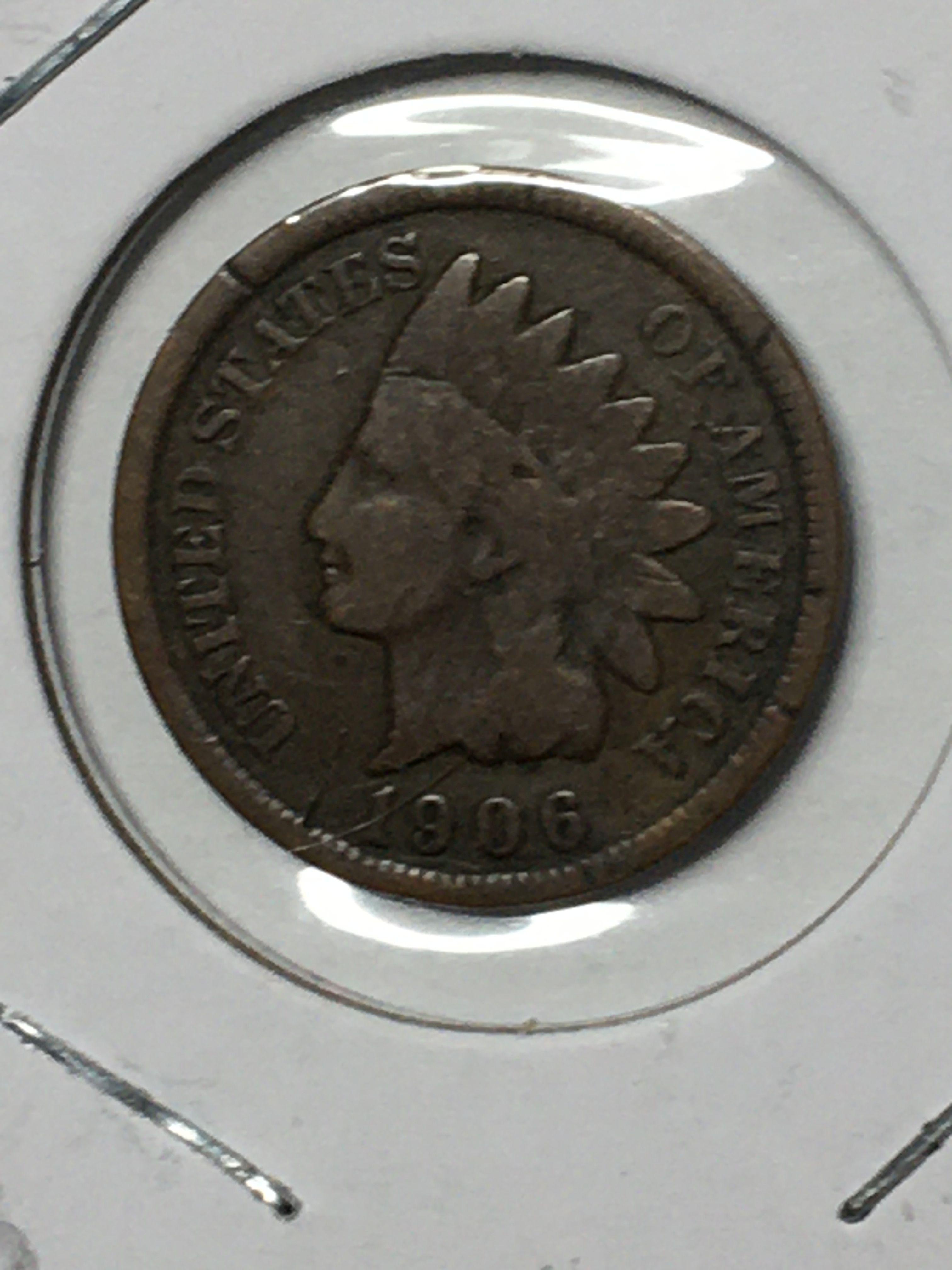 Indian Cent 1906