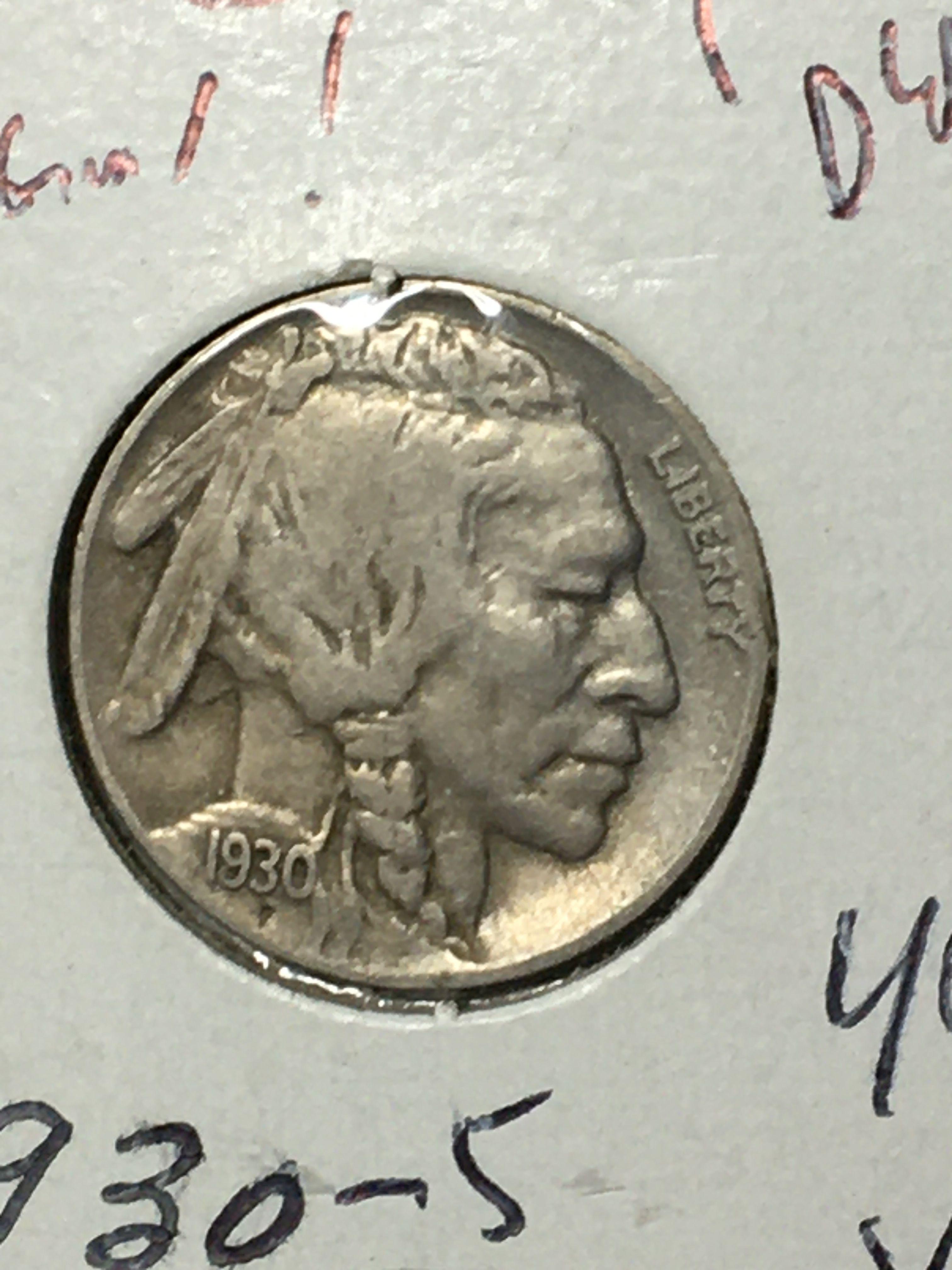 Buffalo Nickel 1930 S