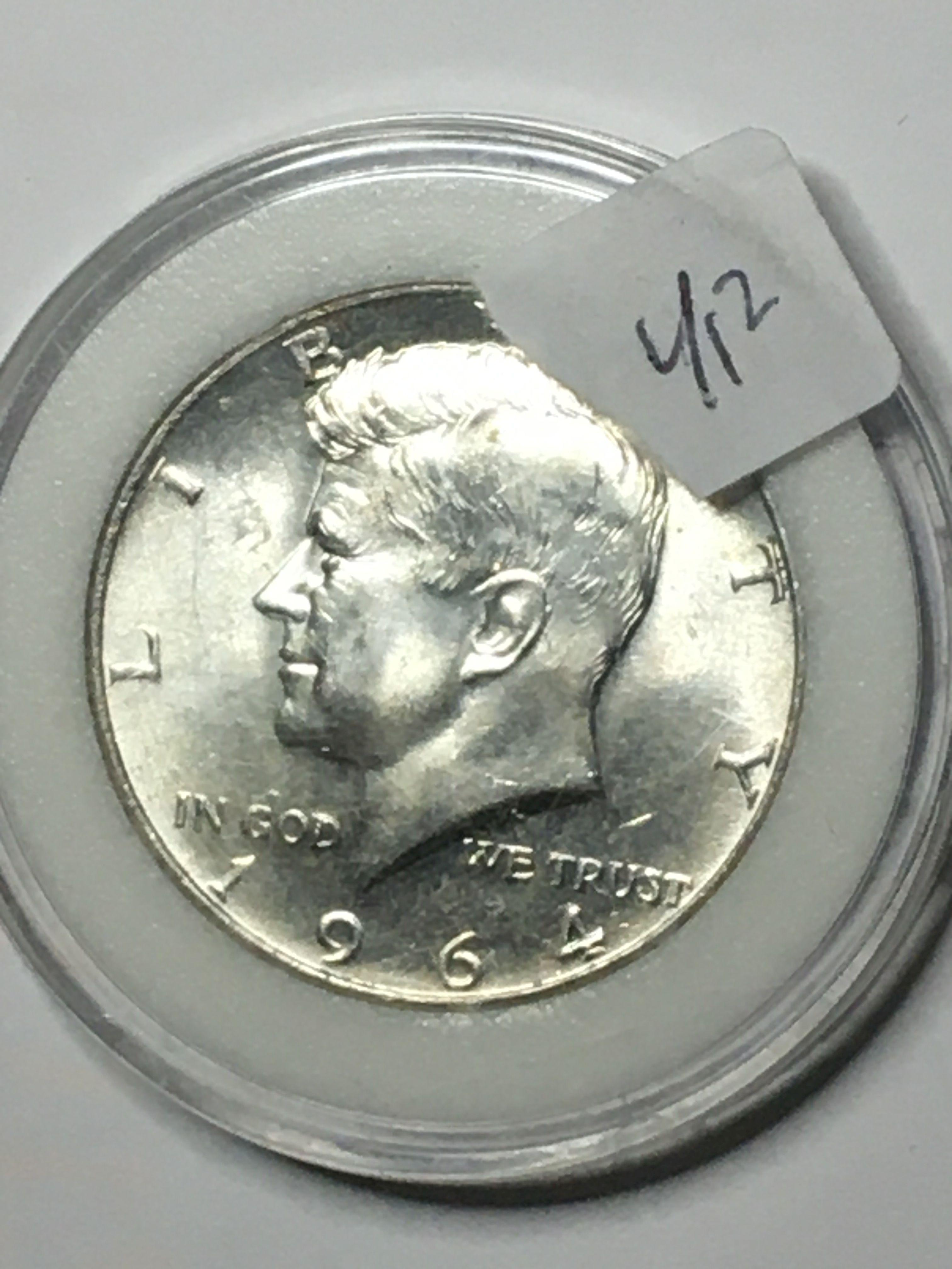 Kennedy Silver Half 1964