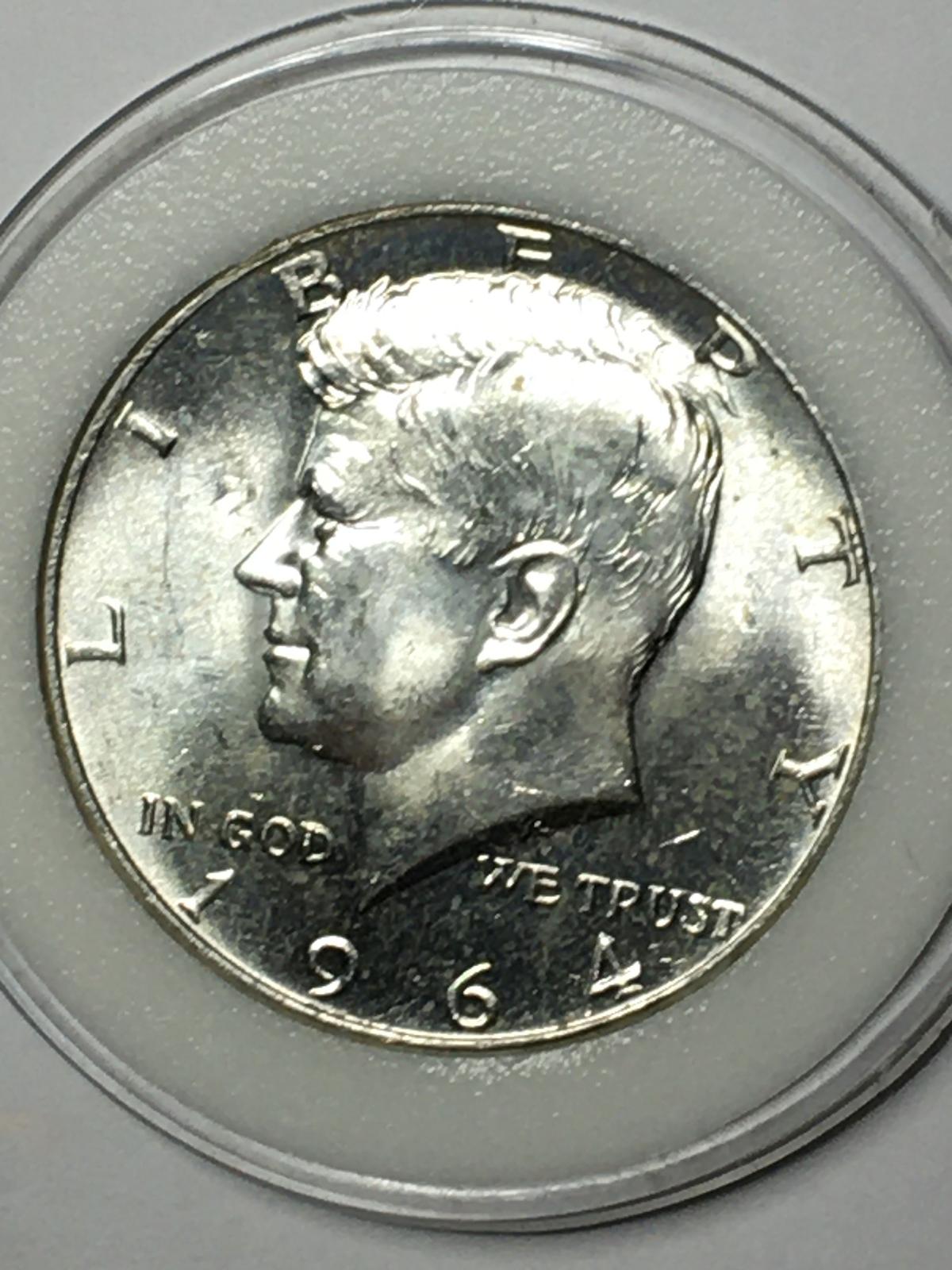 Kennedy Silver Half 1964
