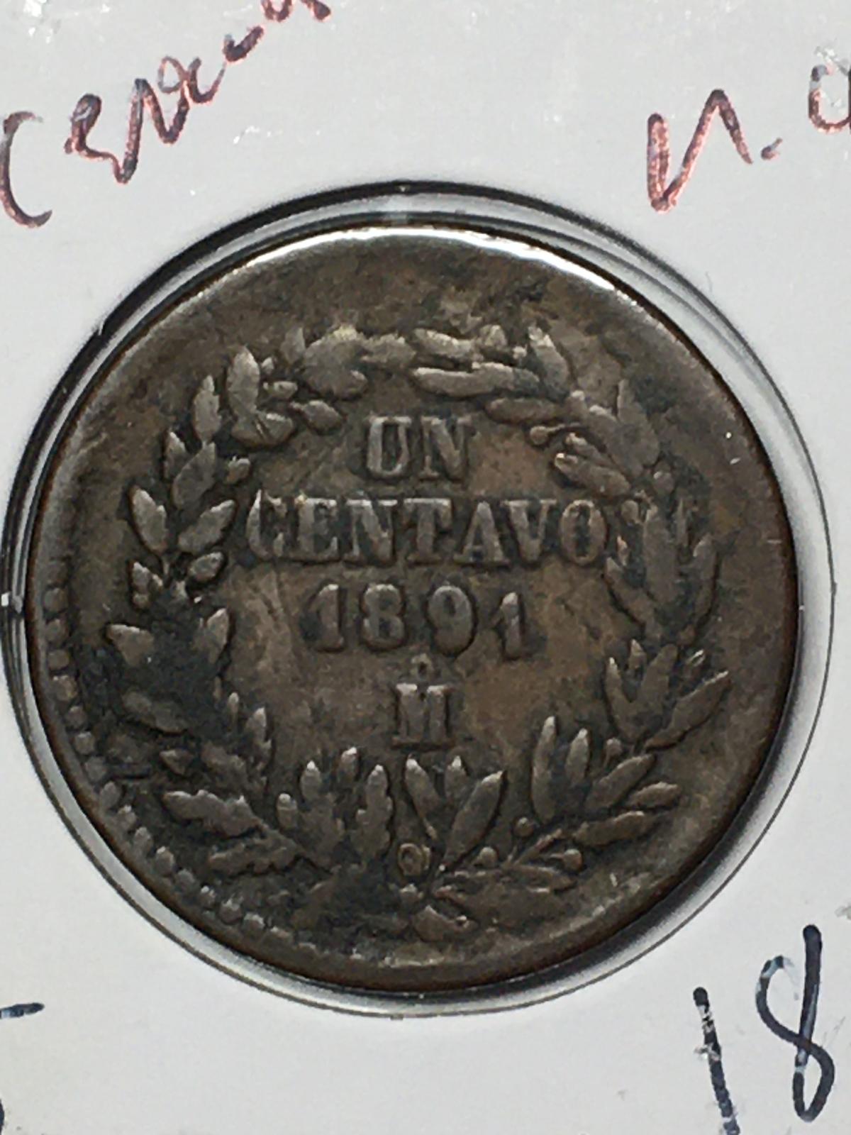 Un Centavos 1891