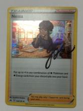 Nessa Pokemon Card Rare Holo Signed? 136/159 Pack Fresh Mint