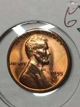 Lincoln Wheat Cent 1955 S